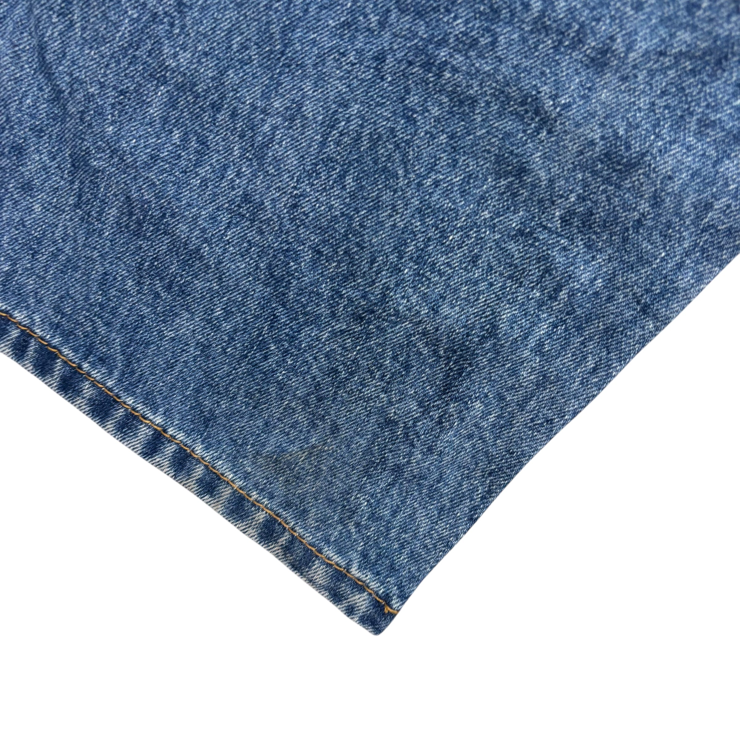Levis 505 Jeans W38 L30 Mens Mid Blue Regular Straight Fit Denim