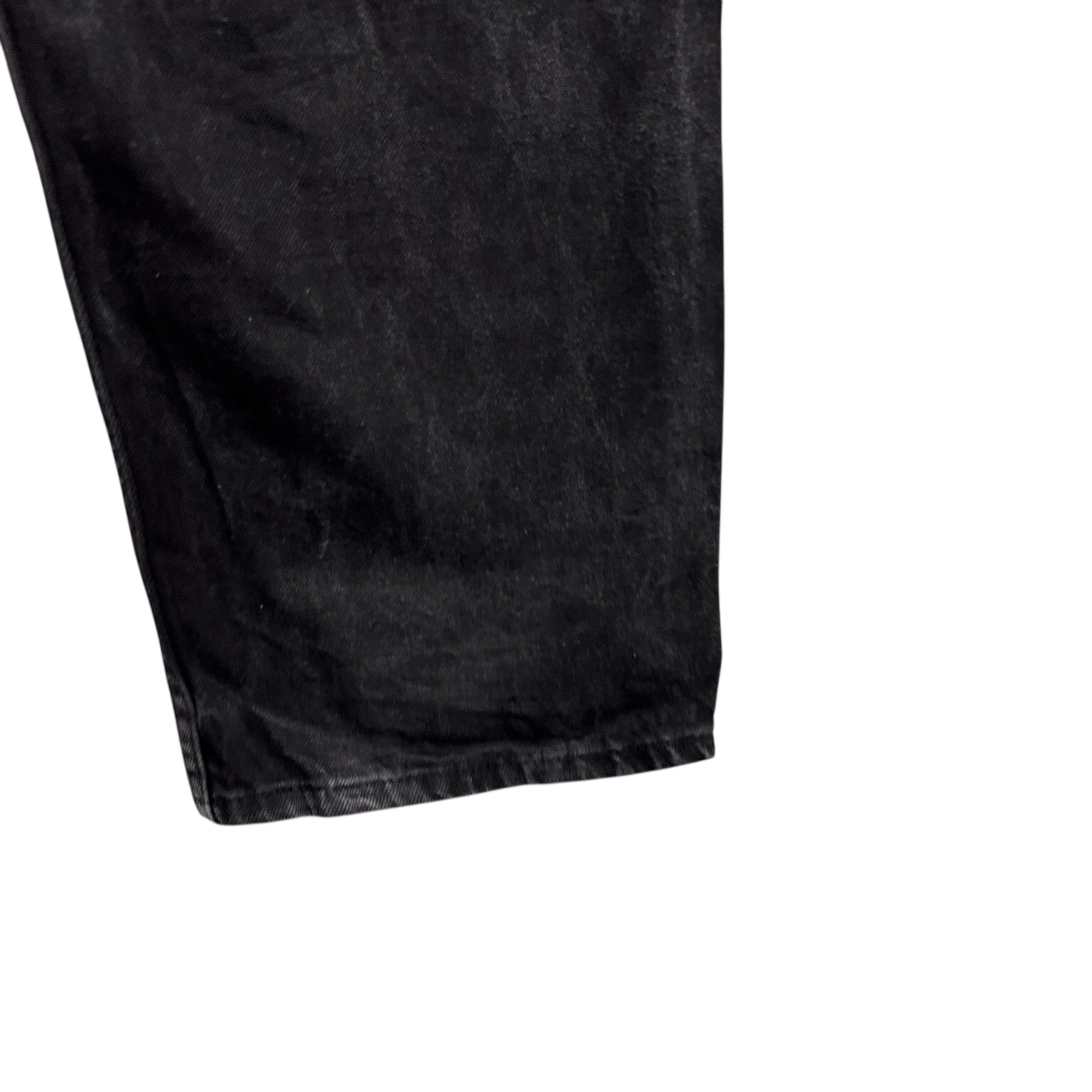 Wrangler Jeans W44 L32 Mens Black Relaxed Straight Fit Vintage Denim