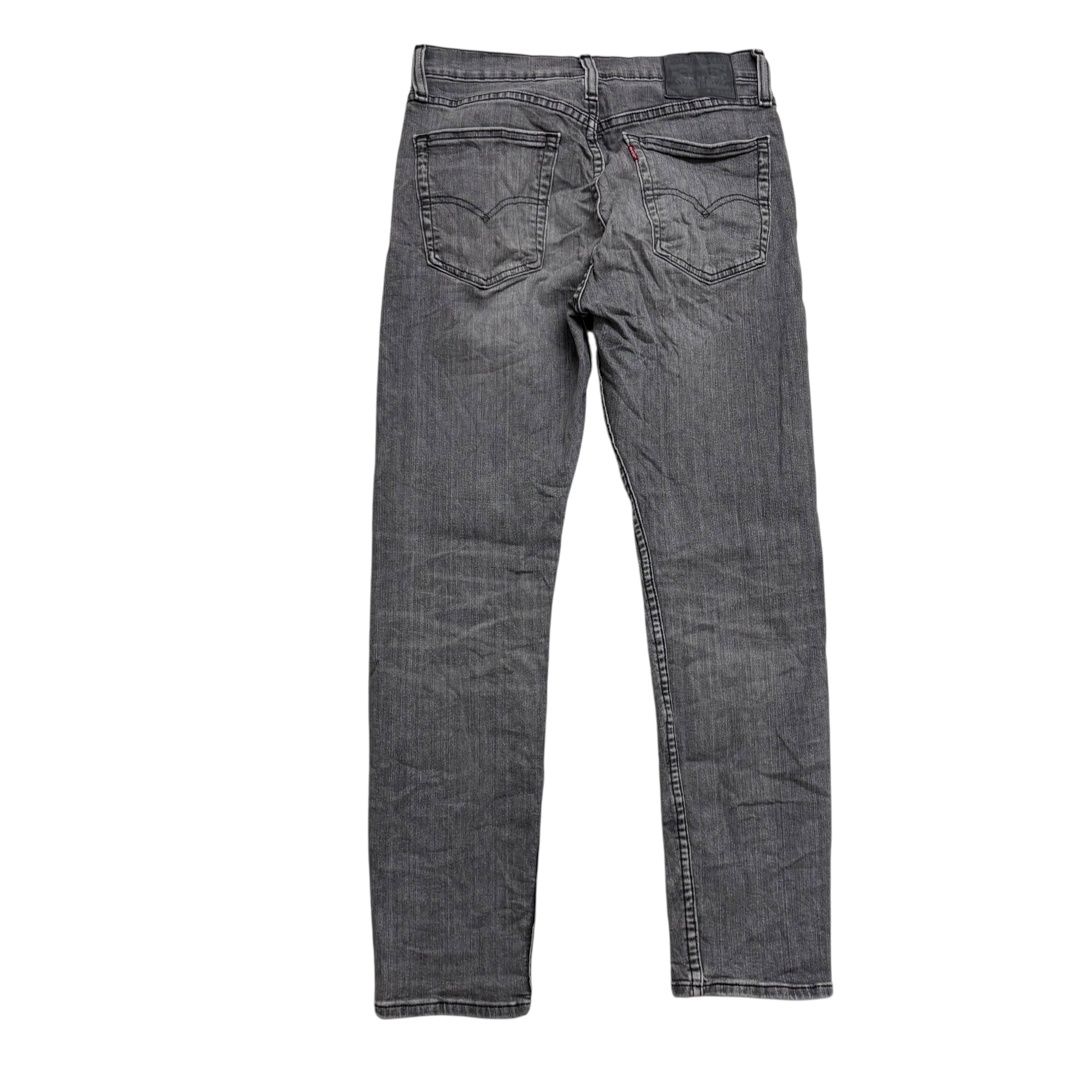 Levis 510 Jeans W30 L29 Mens Grey Skinny Fit Stretch Denim (E)