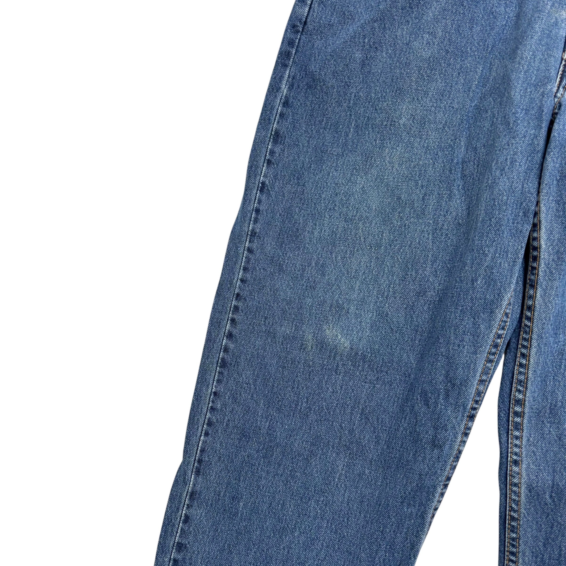 Levis 550 Jeans W36 L30 Mens Mid Blue Relaxed Straight Fit Vintage Denim