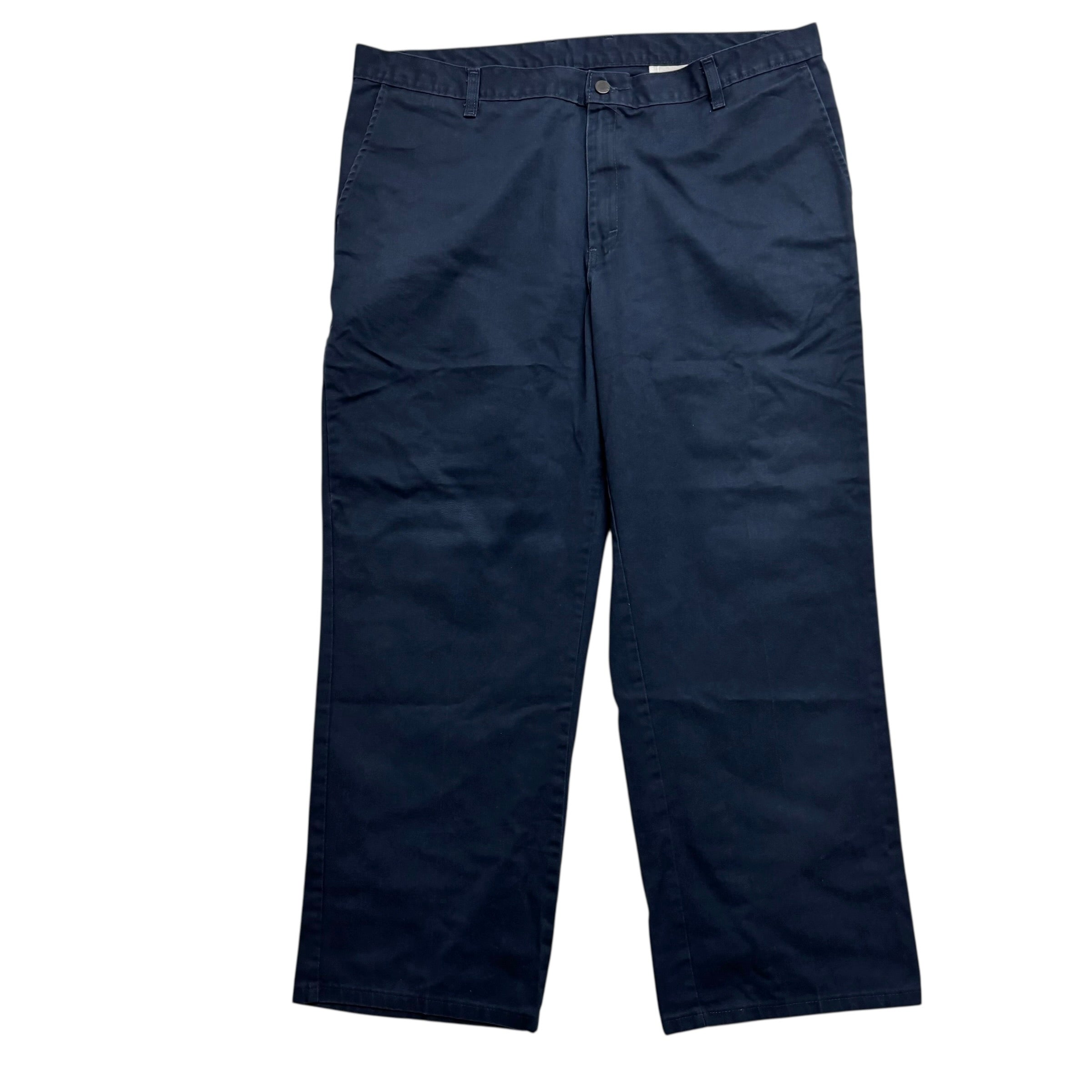Dickies Chino Trousers W40 L29 Mens Navy Blue Baggy Relaxed Straight Fit