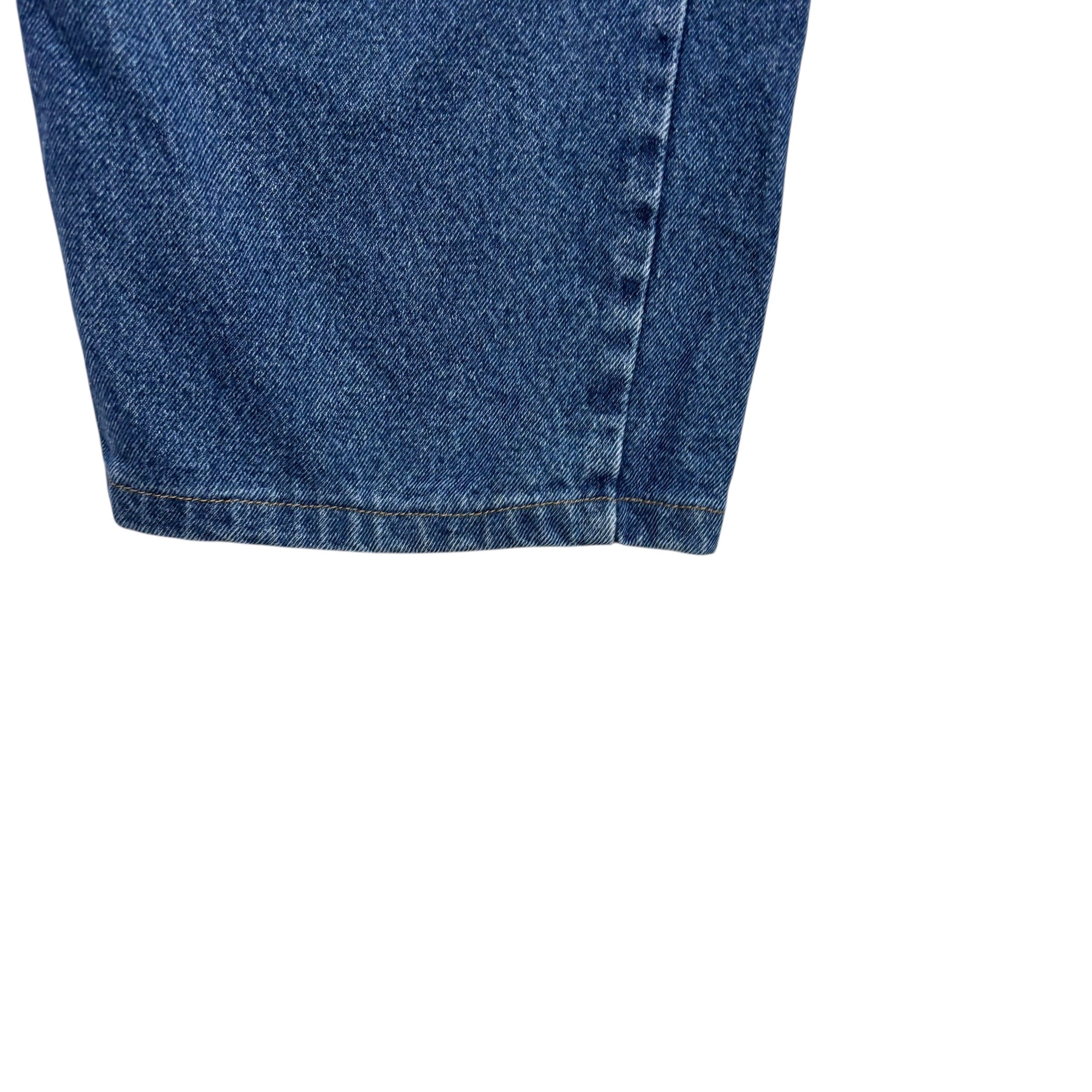 Wrangler Jeans W44 L29 Mens Mid Blue Regular Straight Fit Denim