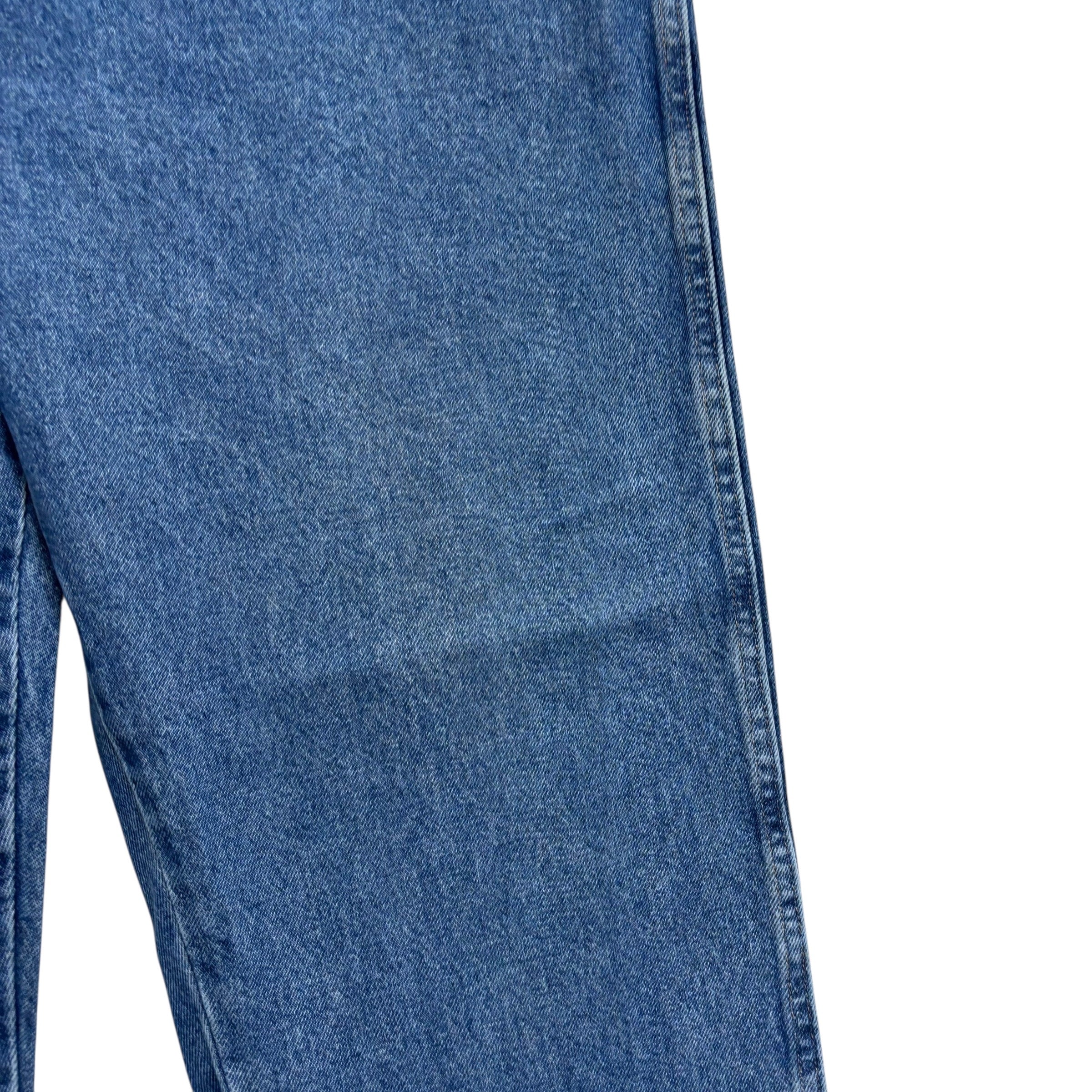 Wrangler Jeans W40 L30 Mens Mid Blue Regular Straight Fit Vintage Denim