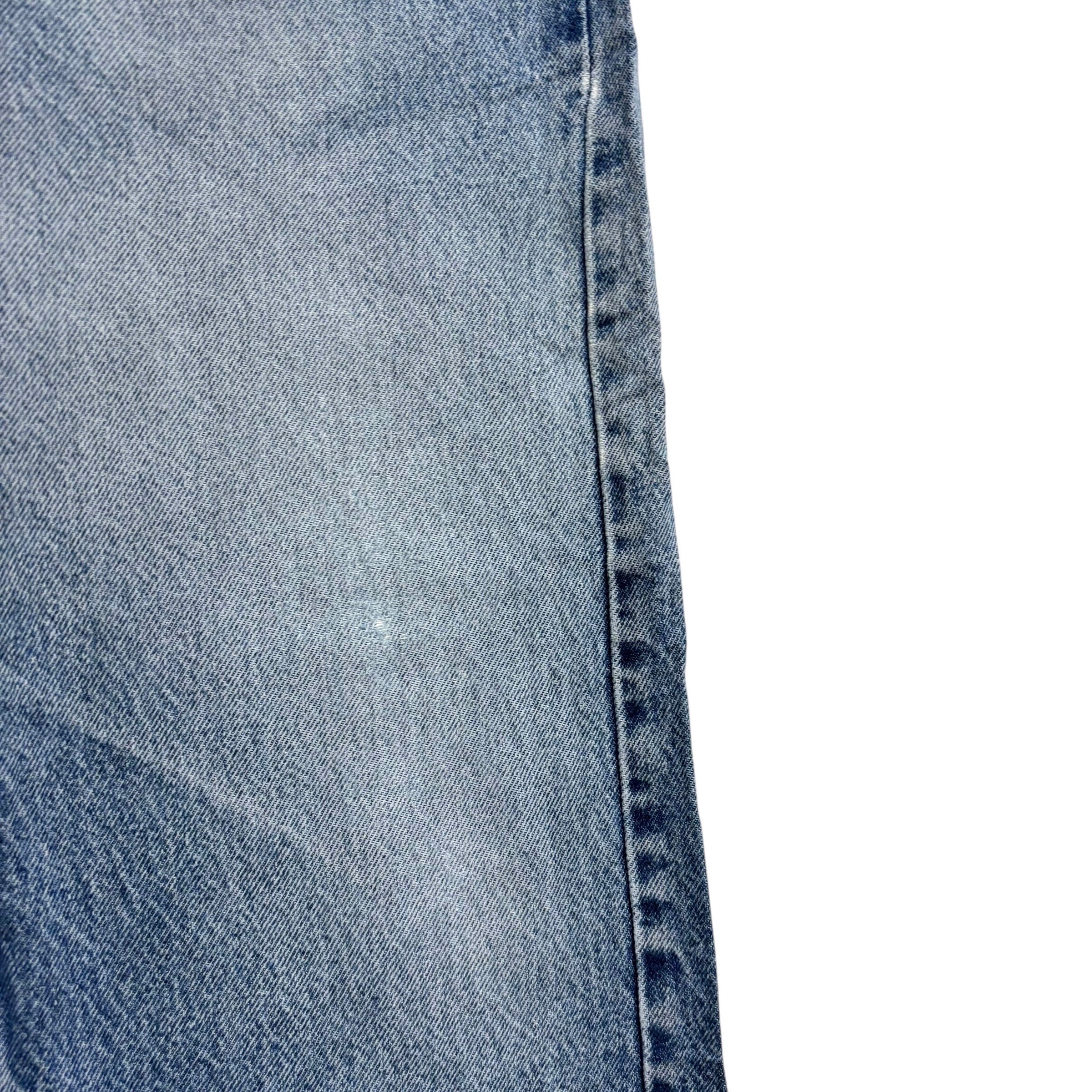 Levis 505 Jeans W38 L30 Mens Mid Blue Regular Straight Fit Vintage Denim