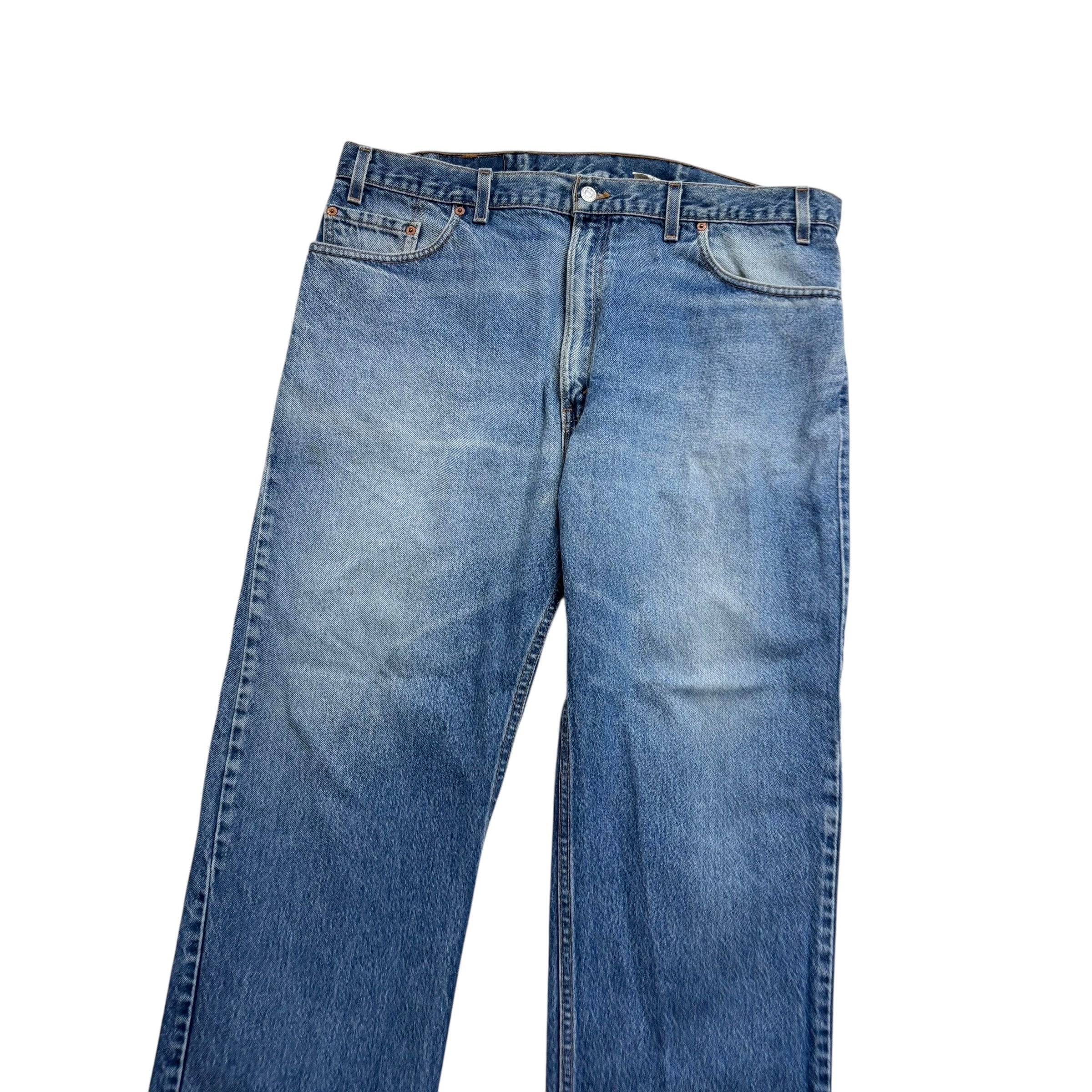 Levis 505 Jeans W40 L26 Mens Mid Blue Regular Straight Made In USA Vintage