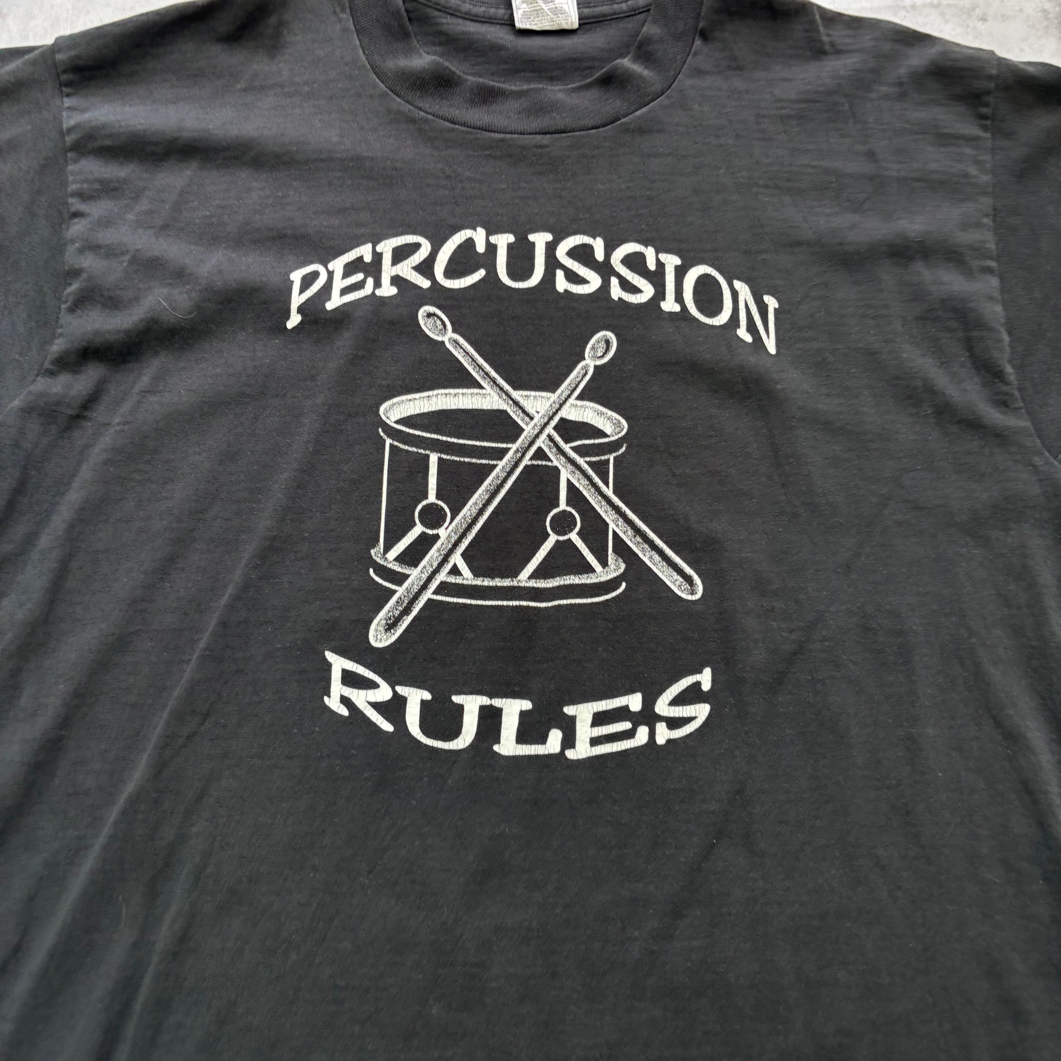 Vintage T Shirt Mens Medium Black Single Stitch Graphic Print 90s Music (E)