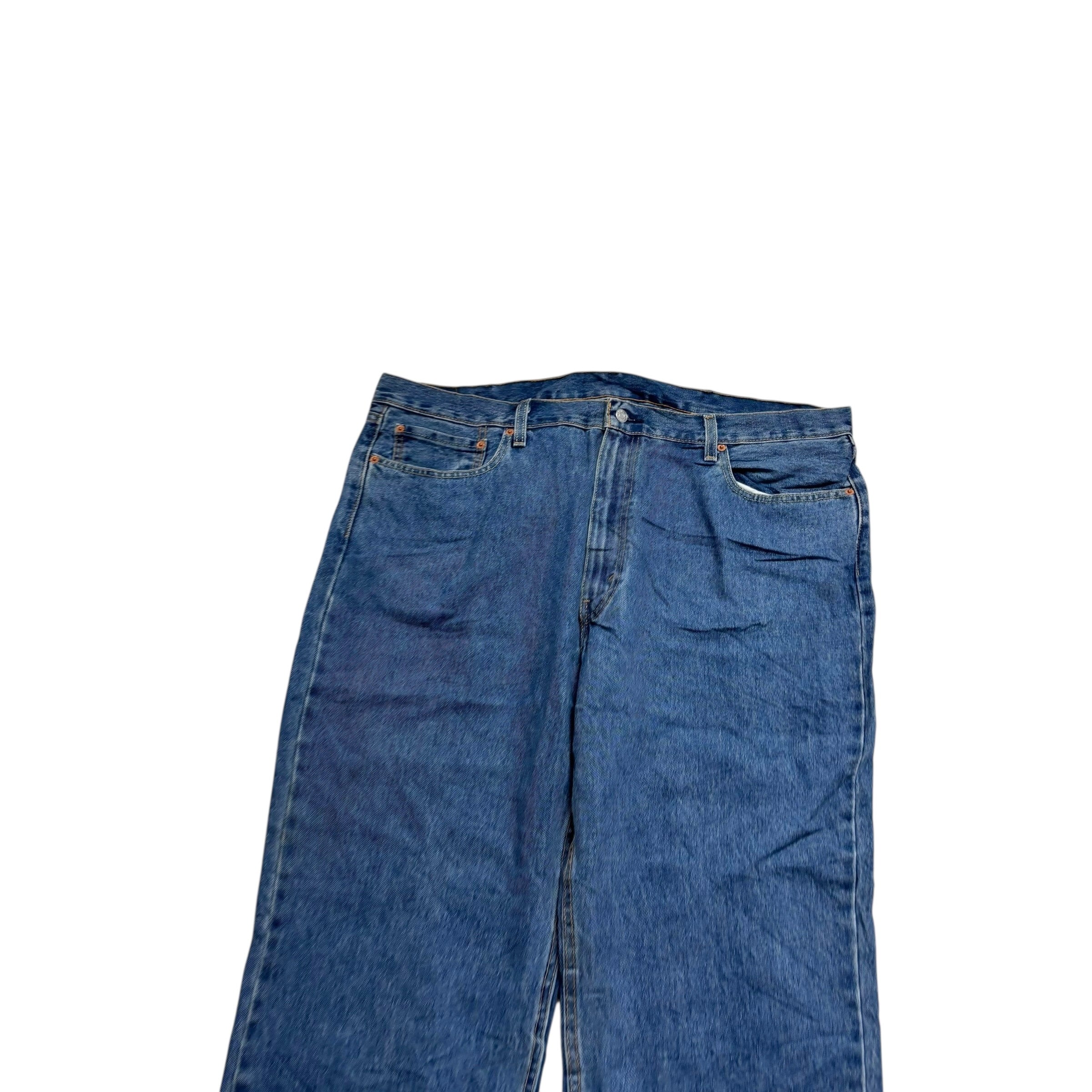 Levis 550 Jeans W42 L32 Mens Mid Blue Baggy Relaxed Straight Fit Denim