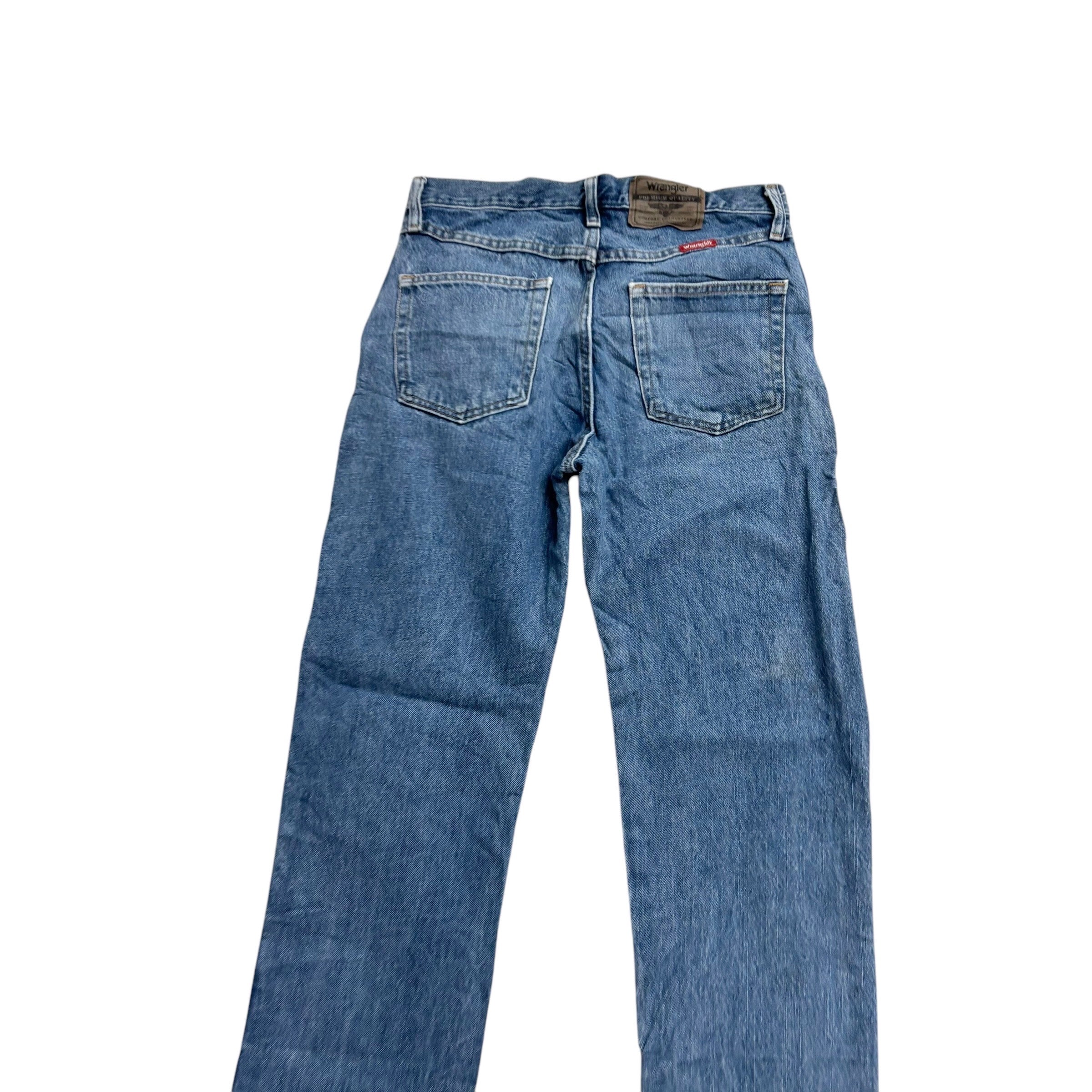 Wrangler Jeans W29 L32 Mens Regular Straight Fit Light Blue Denim