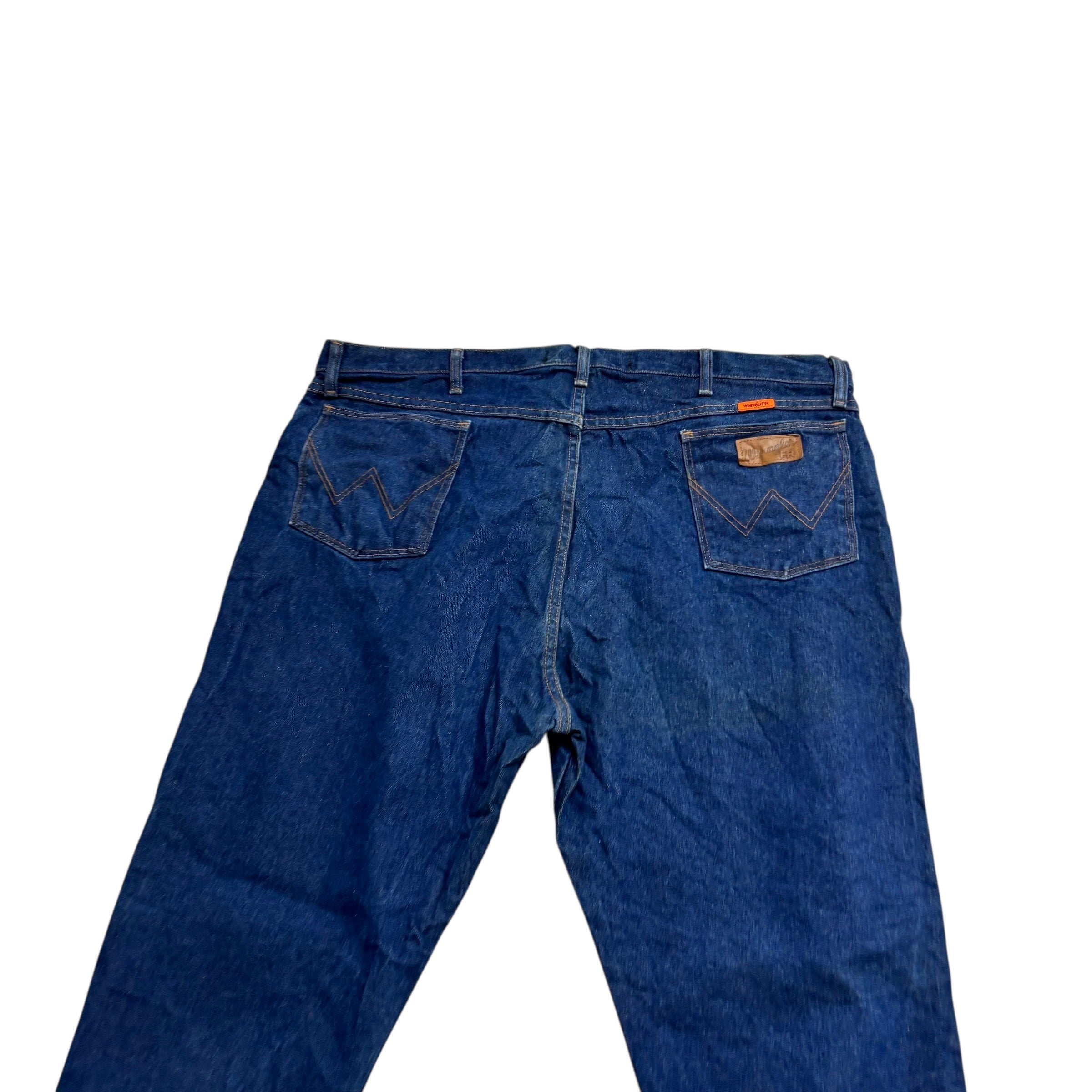 Wrangler Jeans Cowboy Cut W44 L32 Mens Dark Blue 13MWZ Original Fit Denim