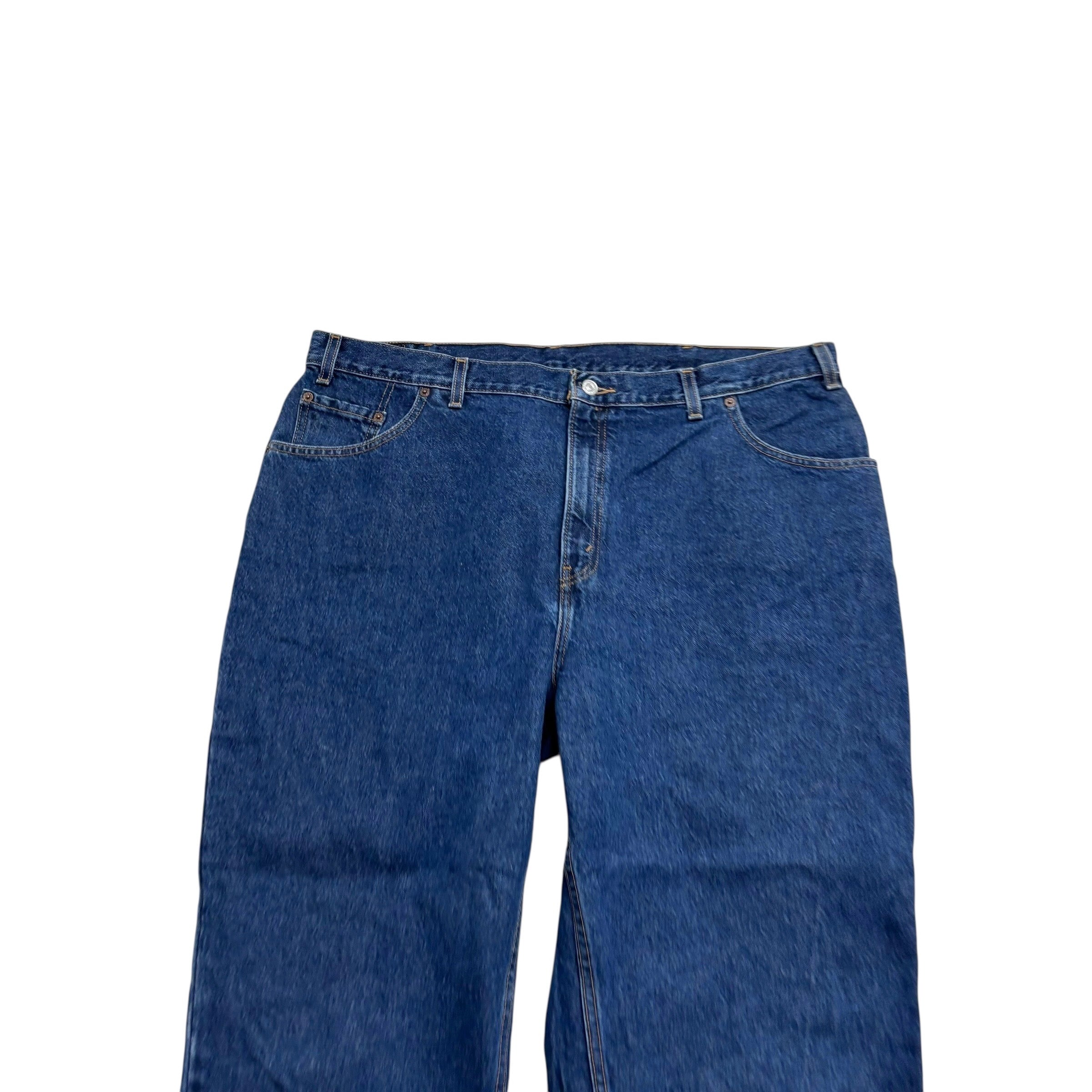 Levis 550 Jeans W42 L32 Womens Dark Blue Relaxed Tapered Fit Vintage (E)