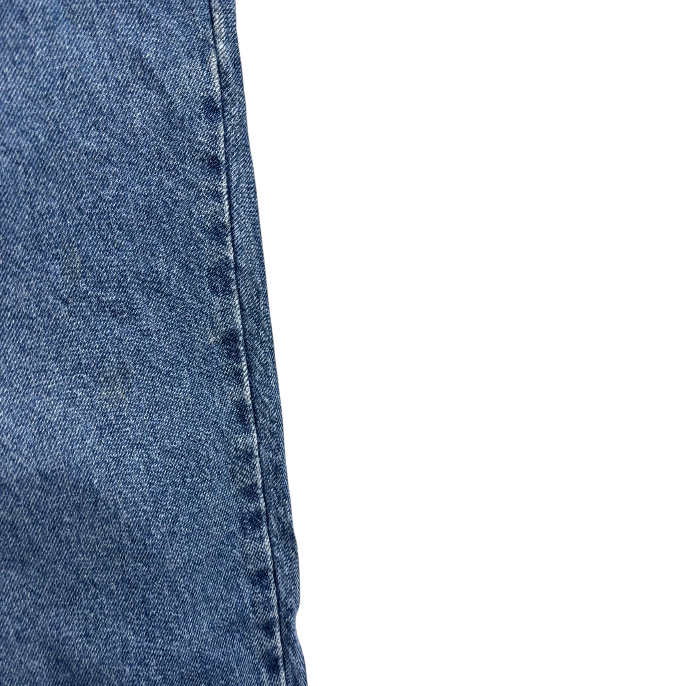 Levis Jeans W40 L32 Mens Mid Blue Baggy Relaxed Straight Fit Vintage Denim