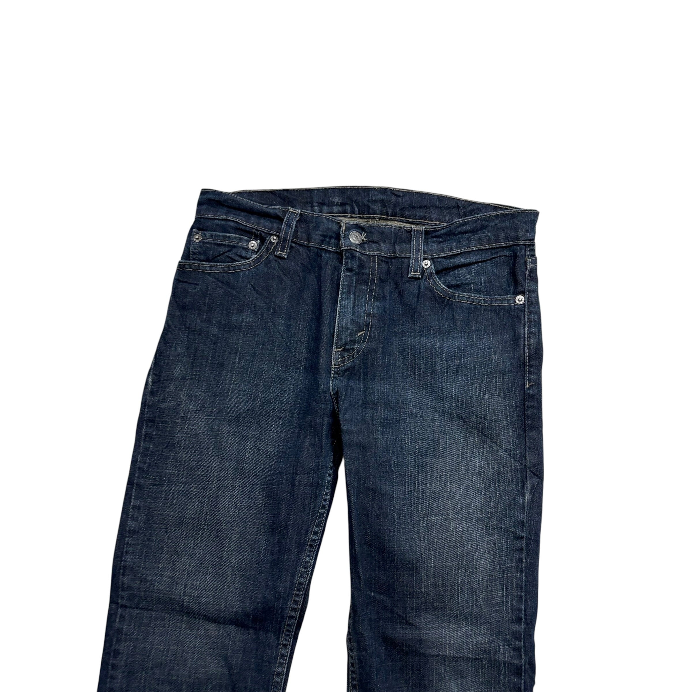 Levis 511 Jeans W30 L29 Mens Dark Blue Slim Fit Stretch Denim (E)