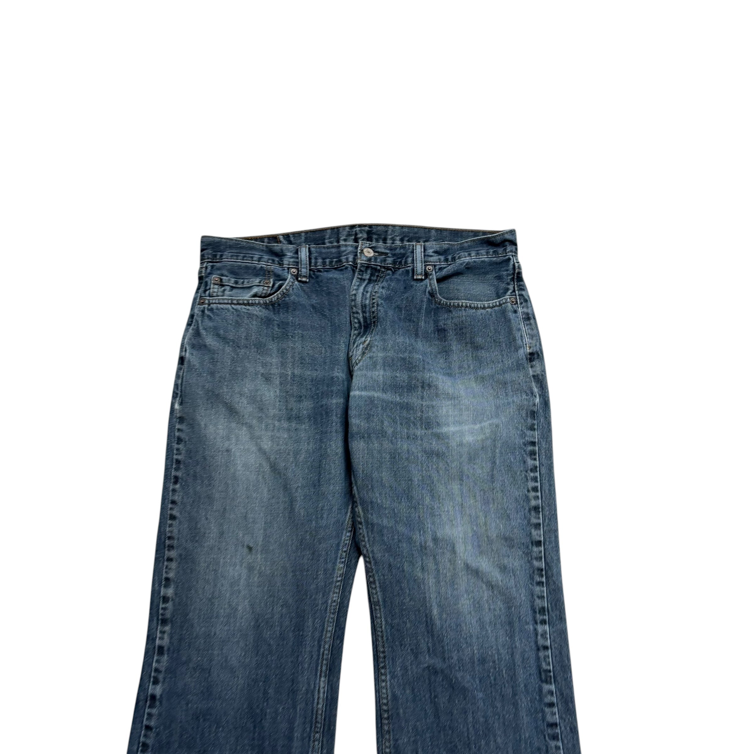 Levis 559 Jeans W36 L27 Mens Dark Blue Baggy Relaxed Straight Fit Denim (F)