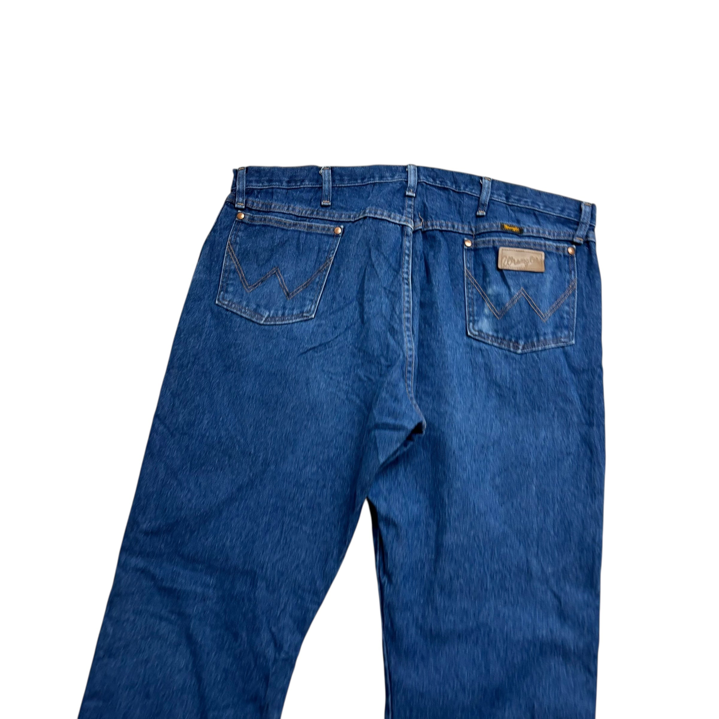 Wrangler Jeans Cowboy Cut W42 L30 Mens Mid Blue 13MWZ Original Fit Denim