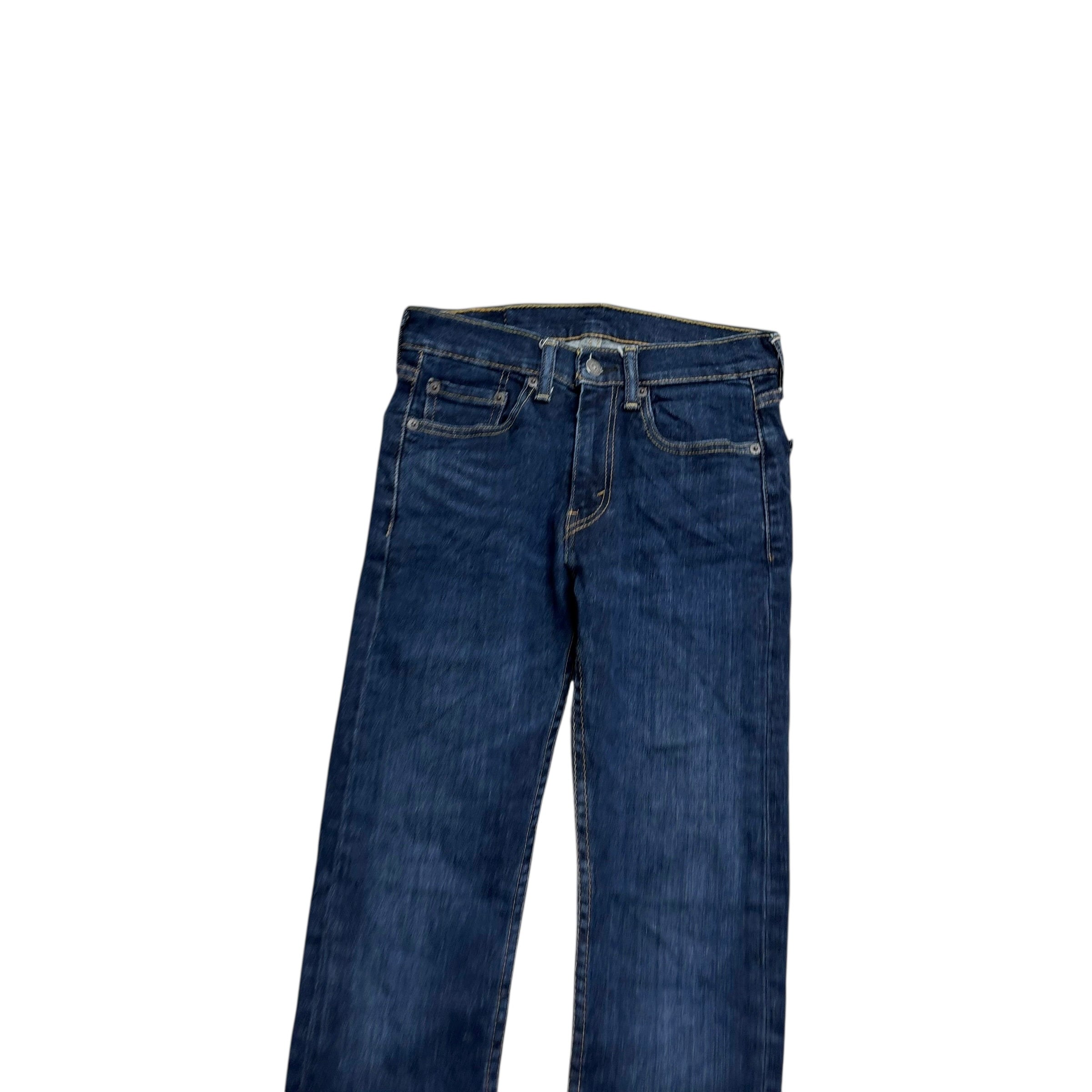 Levis 519 Jeans W27 L32 Mens Dark Blue Super Skinny Fit Stretch Denim (E)