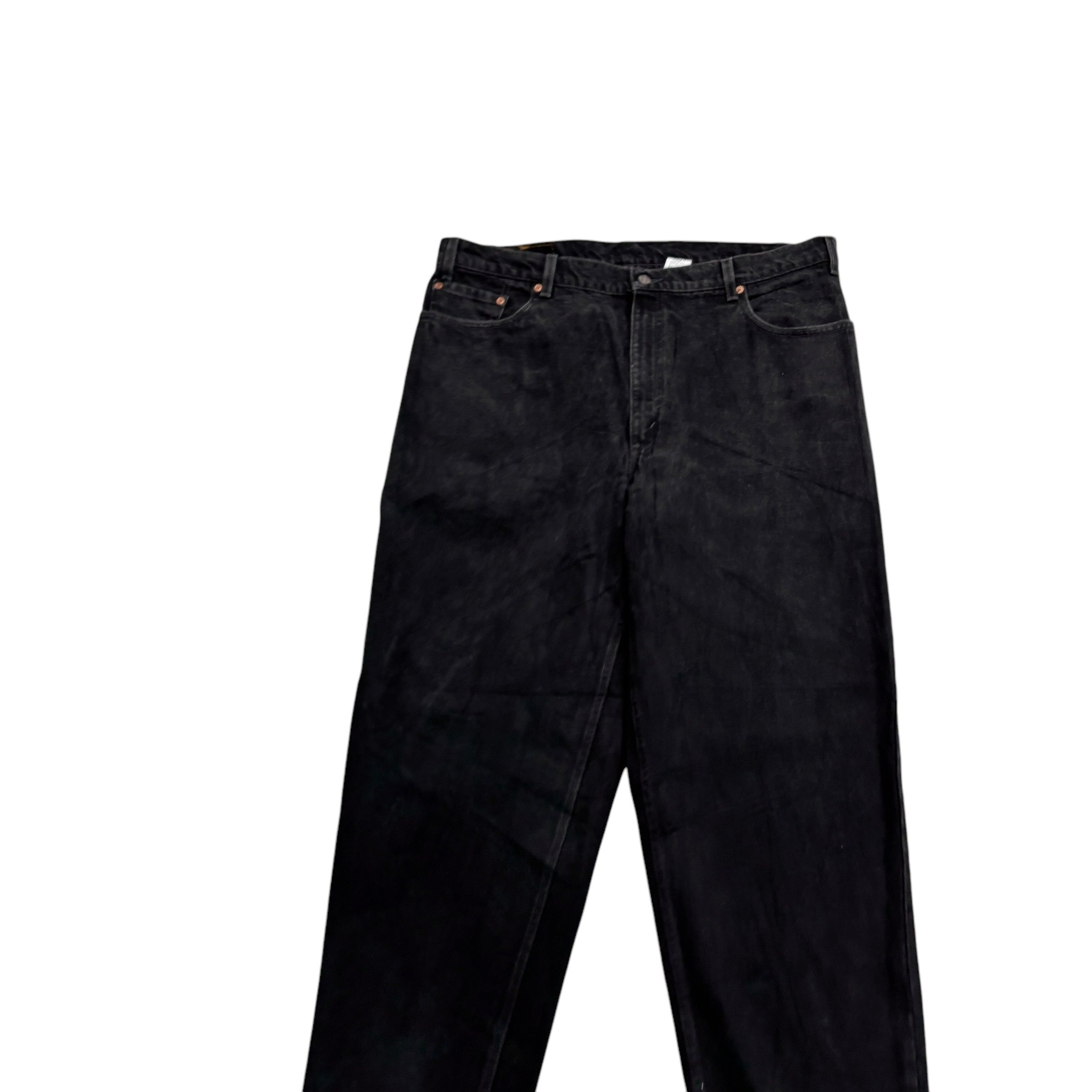 Levis 560 Jeans W40 L32 Mens Black Relaxed Tapered Fit Made In USA Vintage (E)