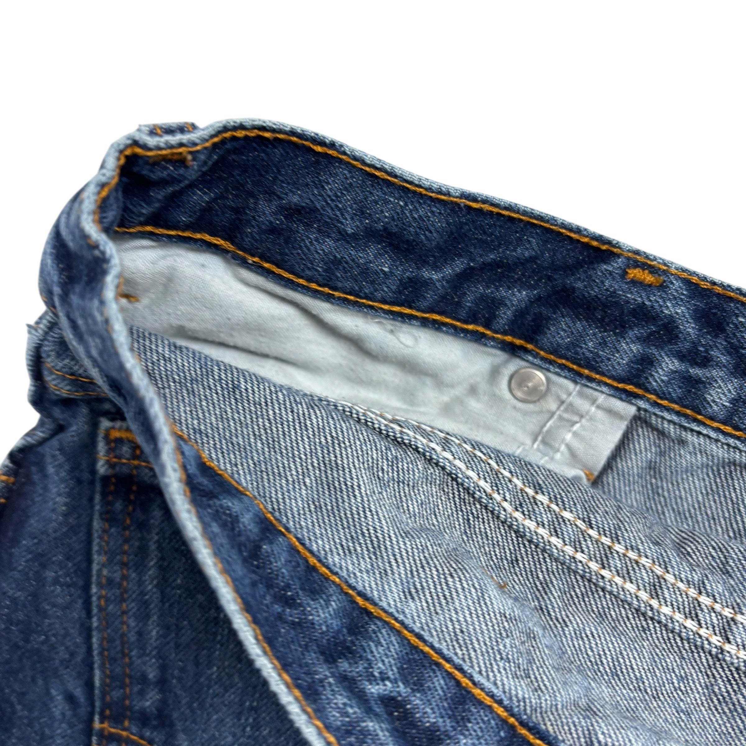 Dickies Jeans W40 L30 Mens Dark Blue Relaxed Straight Fit Denim