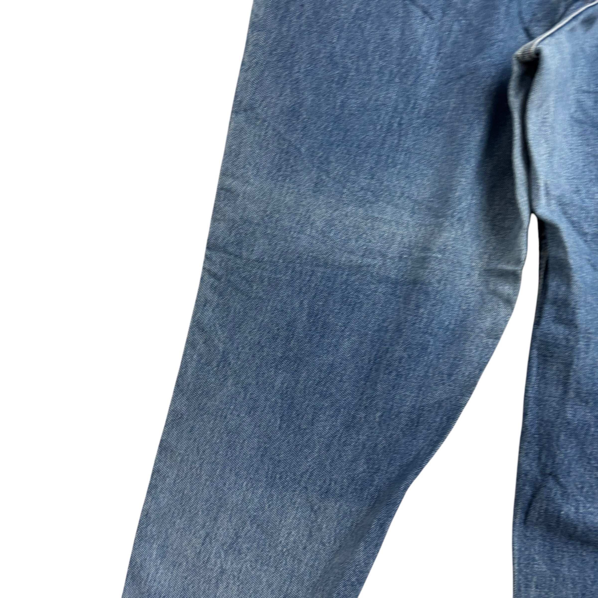 Levis 550 Jeans W38 L31 Womens Mid Blue Relaxed Taper Mom Fit Vintage Denim