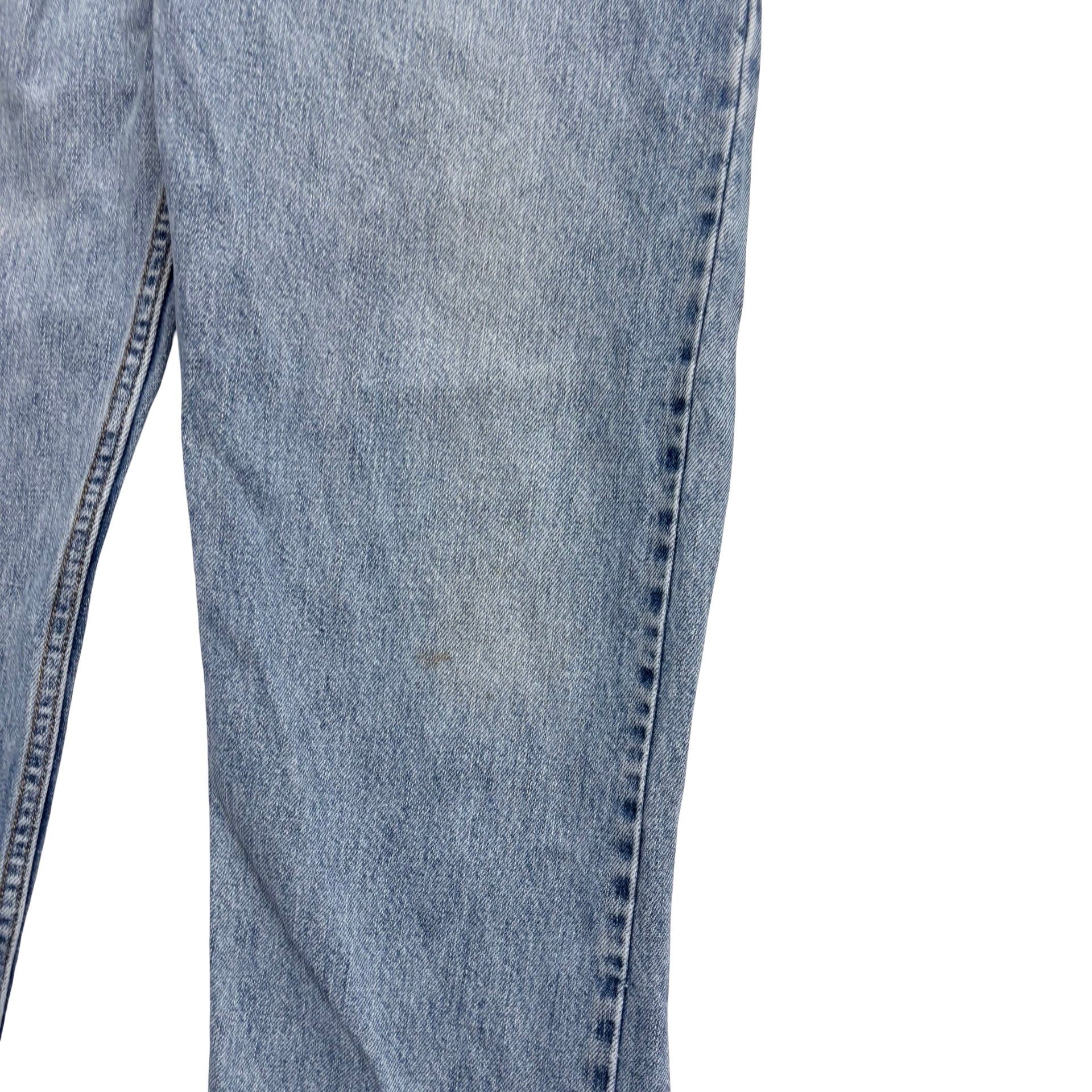 Levis 505 Jeans W34 L30 Mens Light Blue Regular Straight Fit Vintage Denim