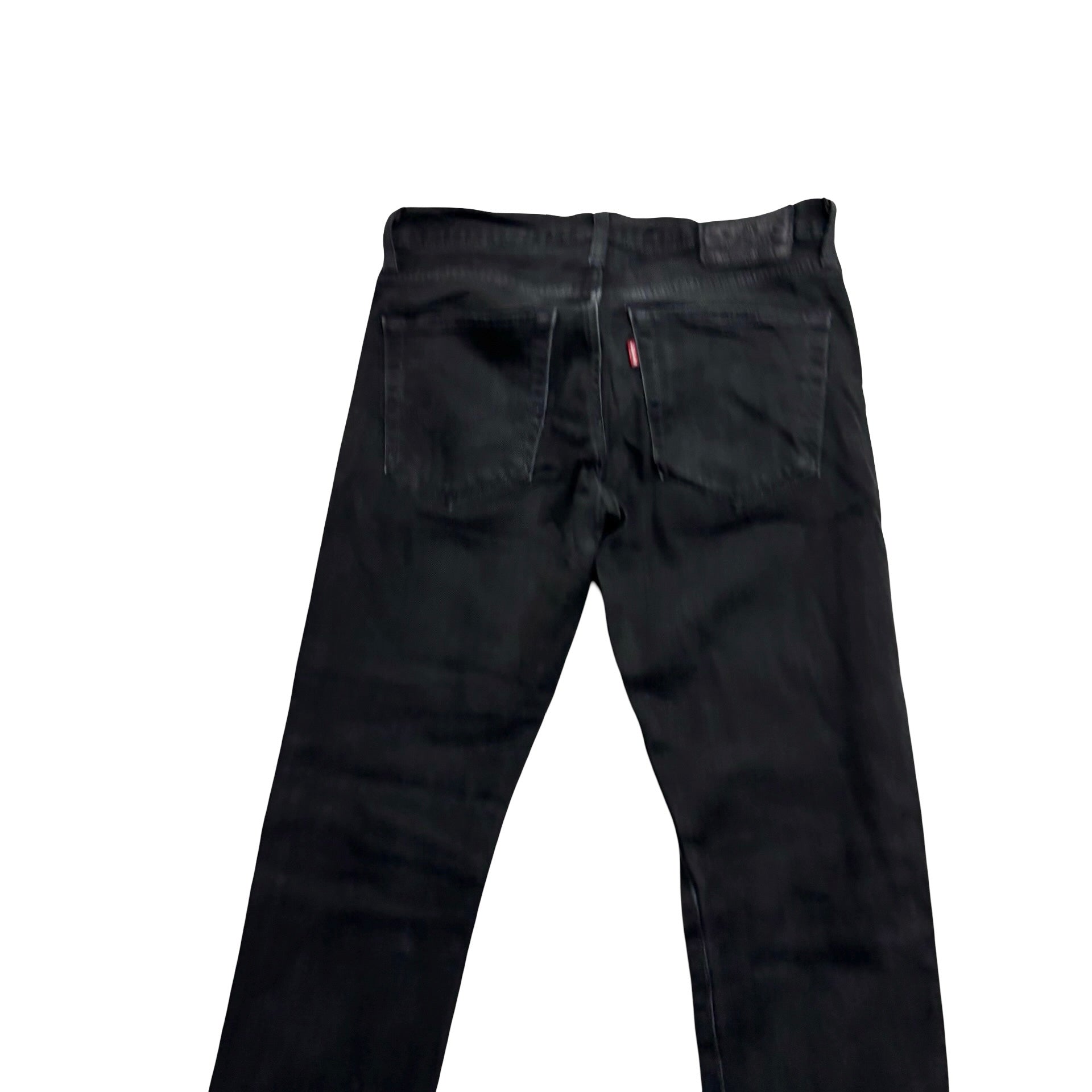 Levis 512 Jeans W30 L31 Mens Black Slim Tapered Fit Stretch Denim (E)