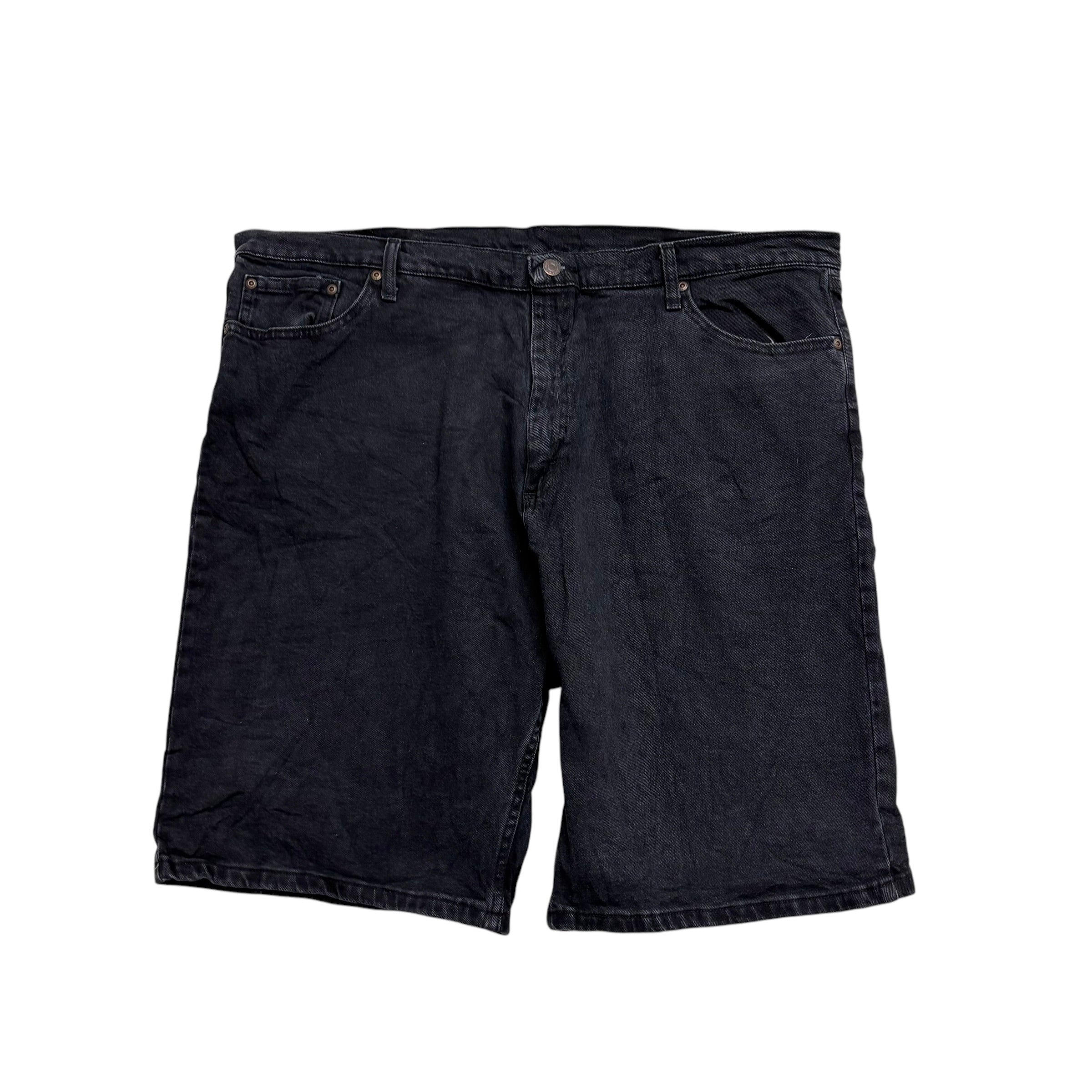 Wrangler Jorts W42 Mens Denim Shorts Black Regular Fit Stretch (E)