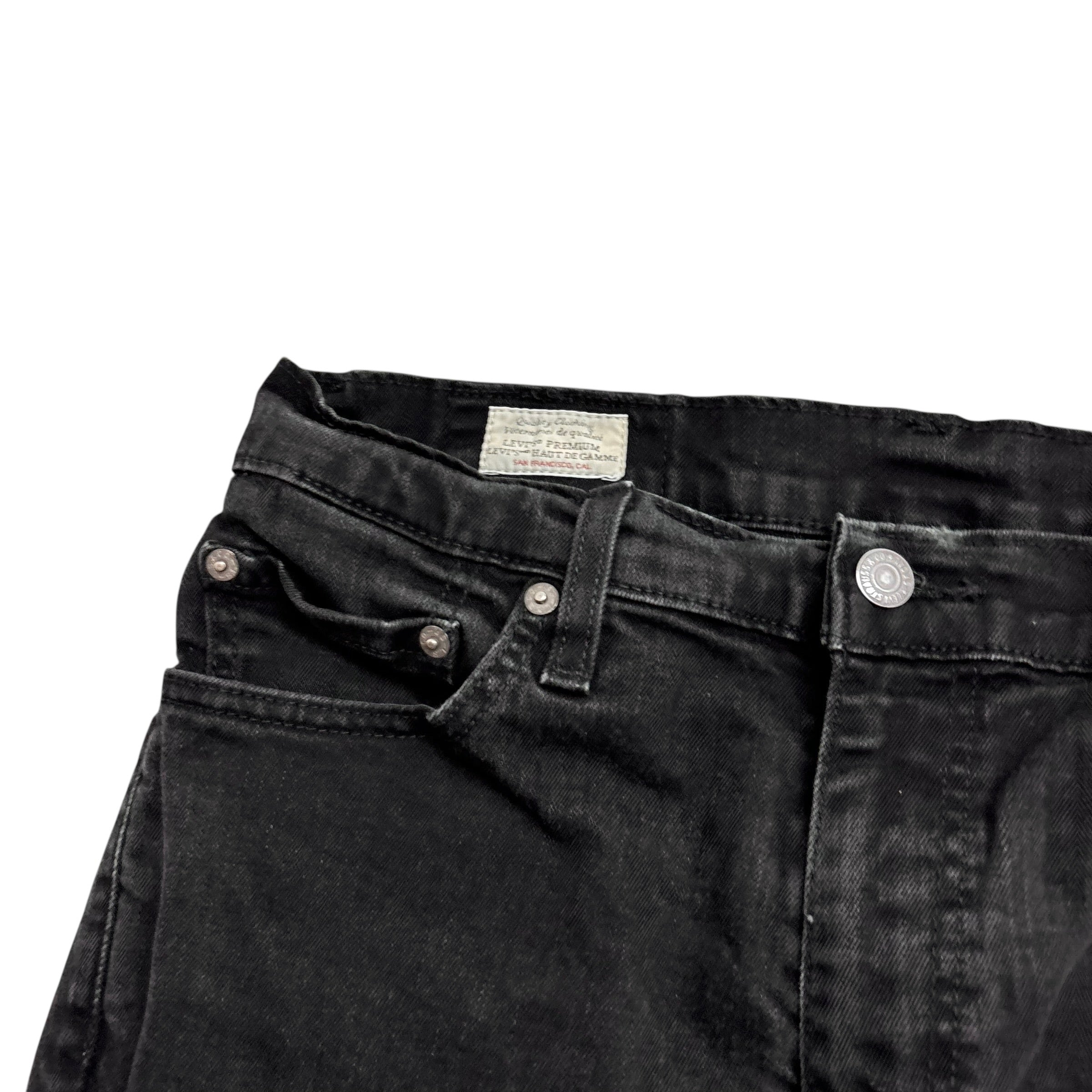 Levis 511 Jeans W31 L31 Mens Black Slim Fit Stretch Premium Denim
