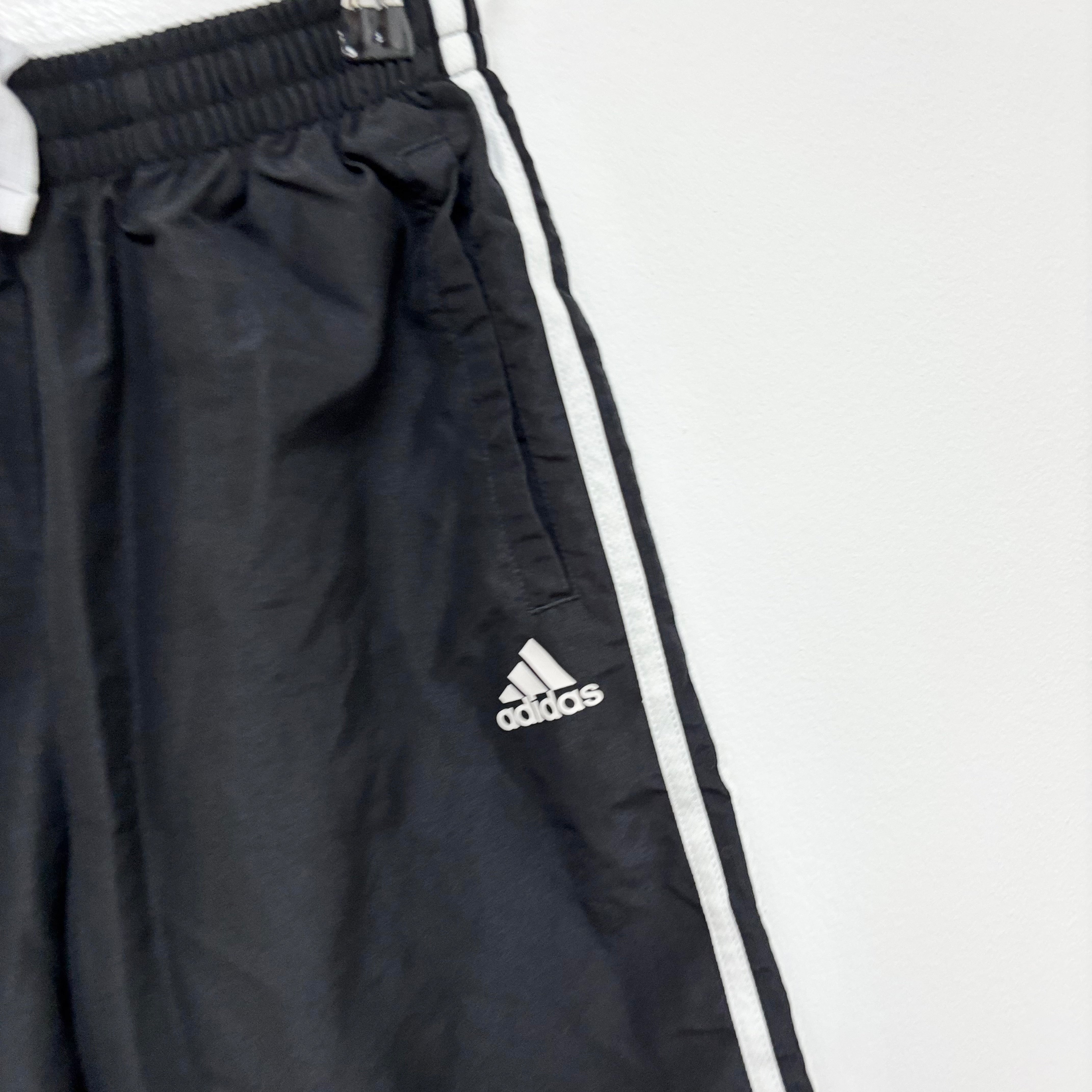 Adidas Shorts Mens Small Black Sports Running Gym Athletic Pockets (E)