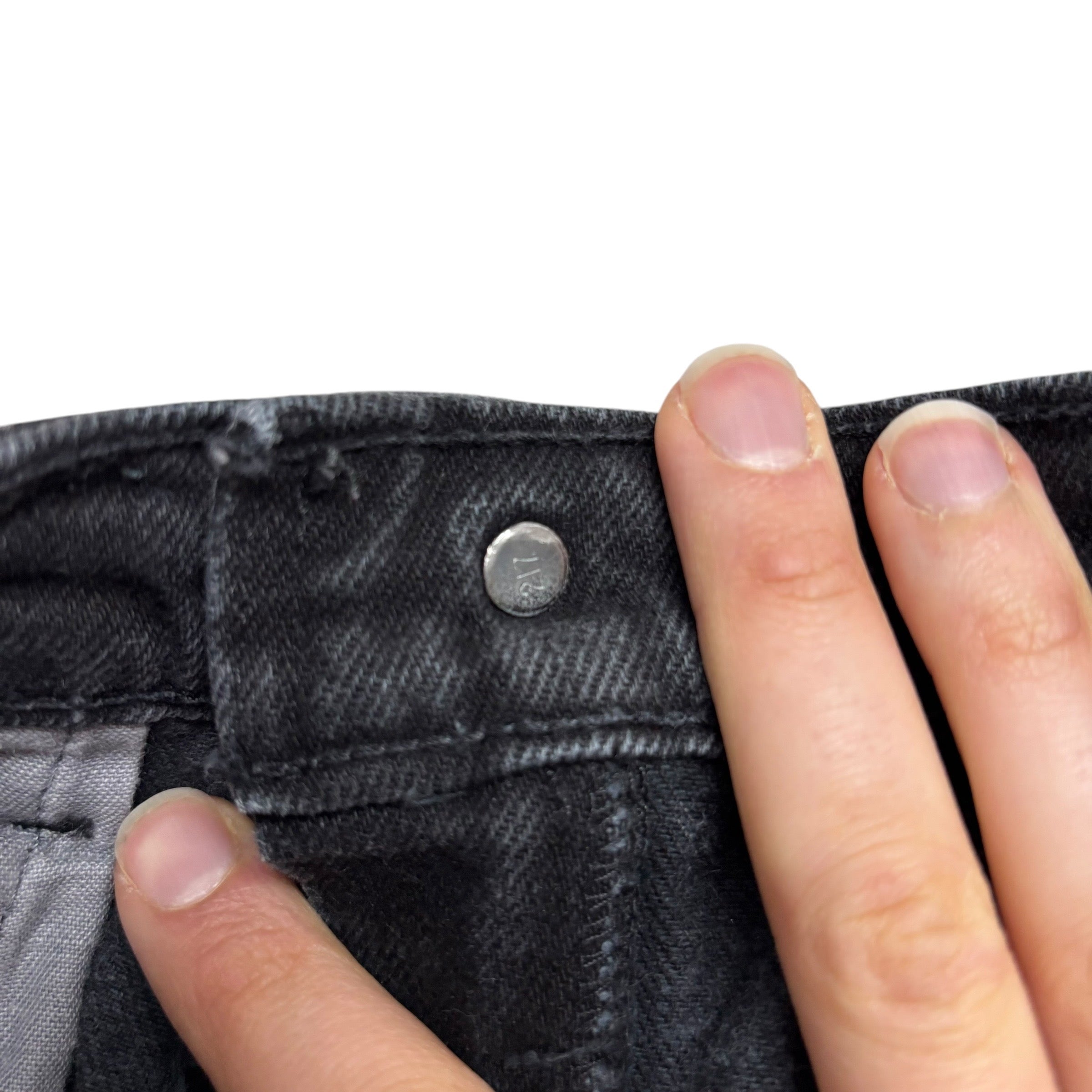 Levis 531 Jeans W29 L32 Mens Black Athletic Slim Tapered Fit Vintage Denim