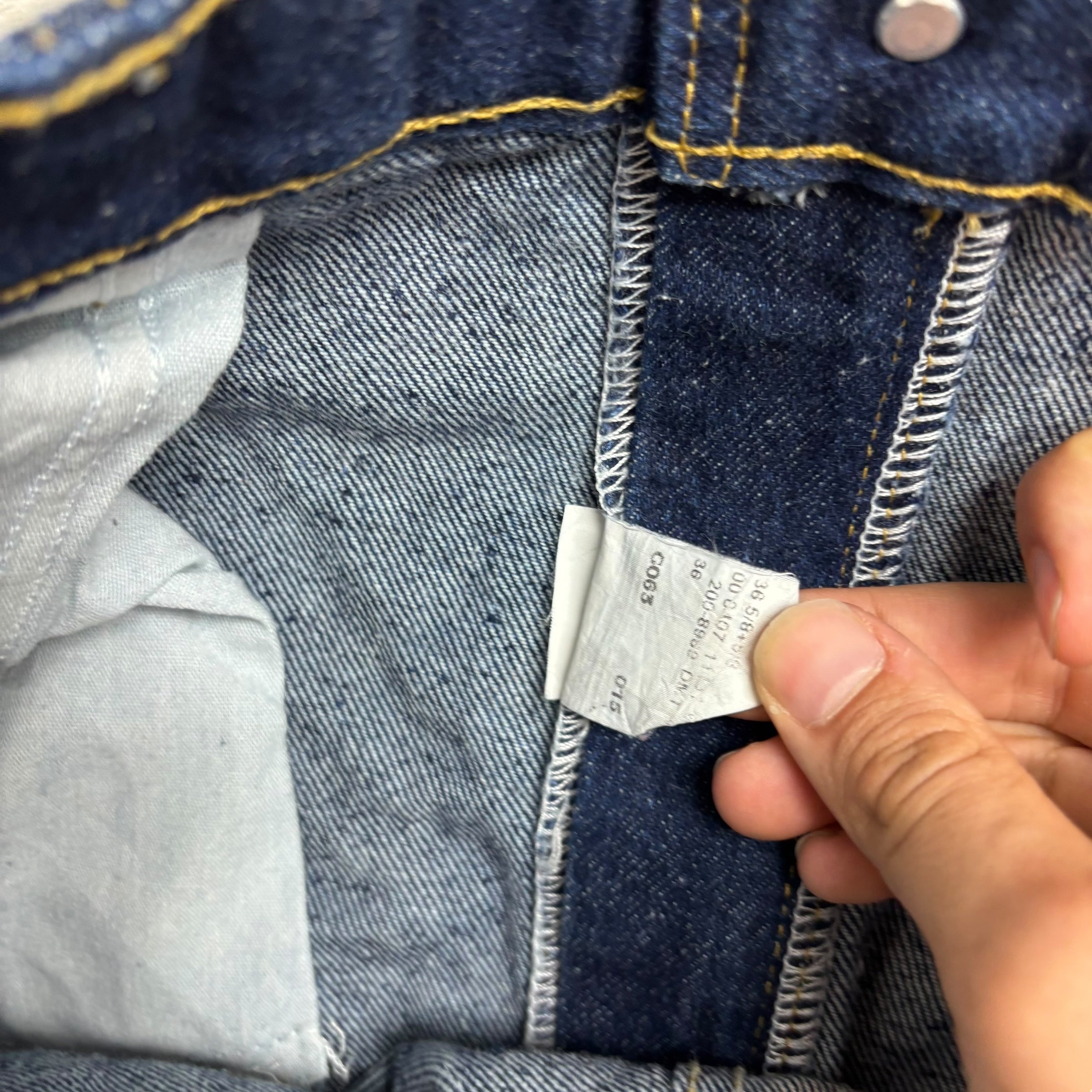 Lee Jeans W40 L30 Mens Dark Blue Relaxed Straight Fit Vintage Denim (E)