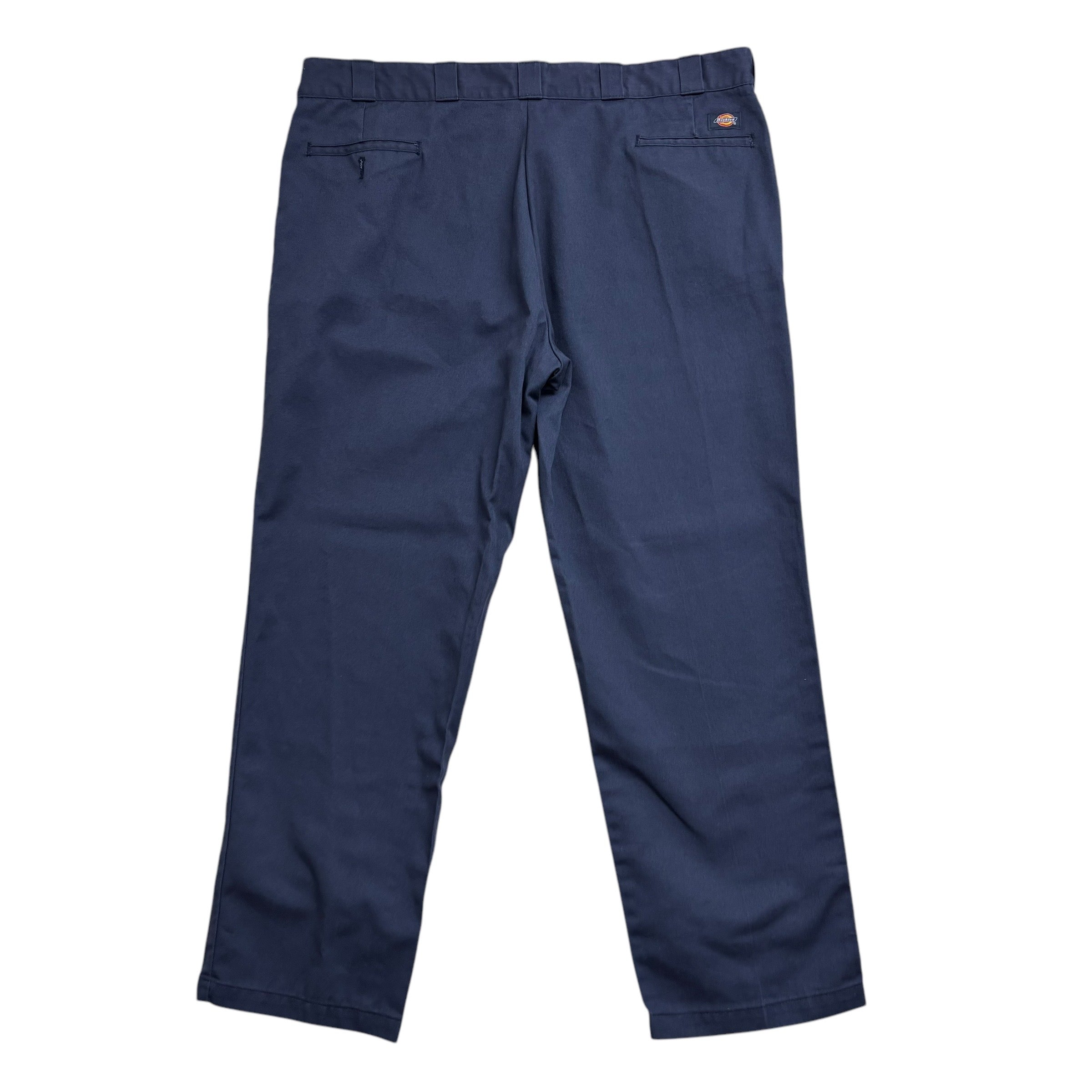 Dickies 874 Trousers W46 L32 Mens Blue Pants Original Straight Fit Workwear