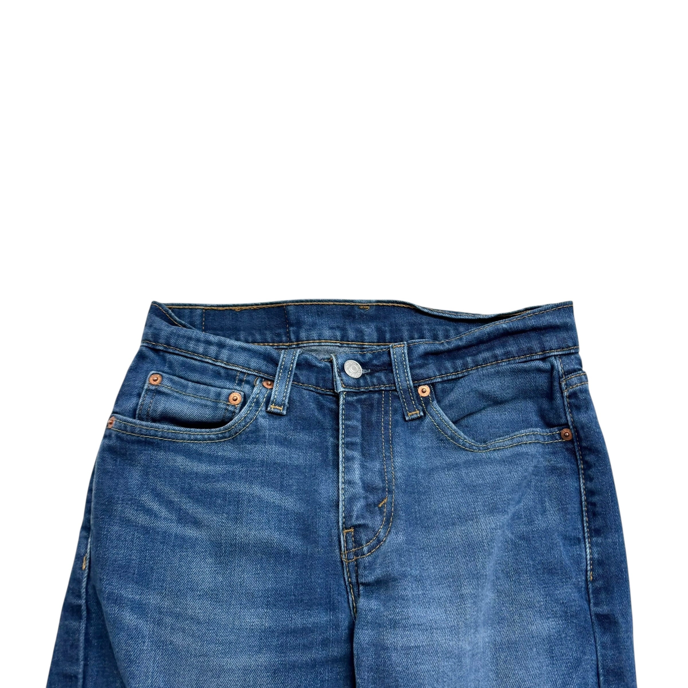 Levis 514 Jeans W28 L29 Mens Dark Blue Regular Straight Fit Stretch Denim