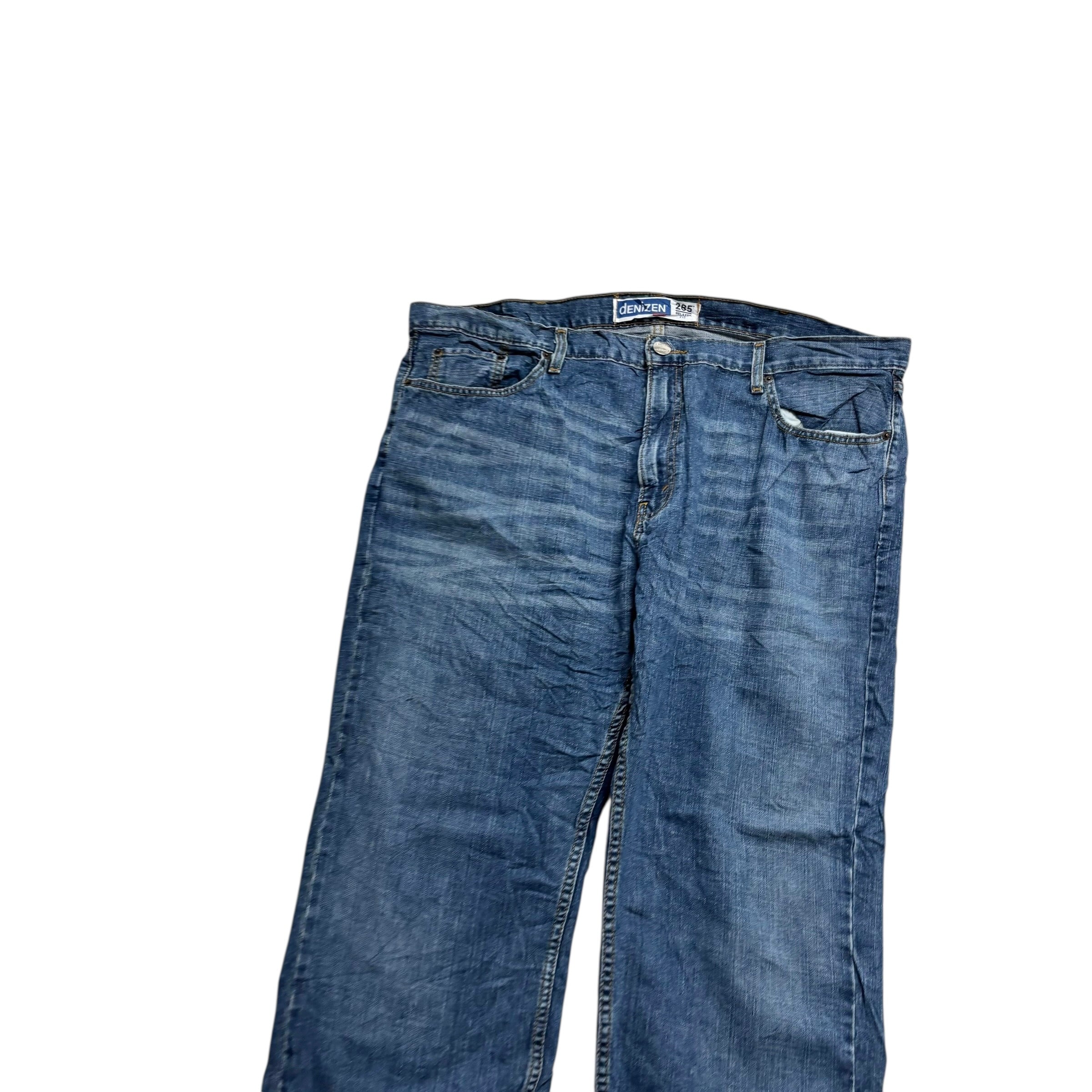 Levis Denizen Jeans W42 L32 Mens Mid Blue Baggy Relaxed Vintage Denim (E)