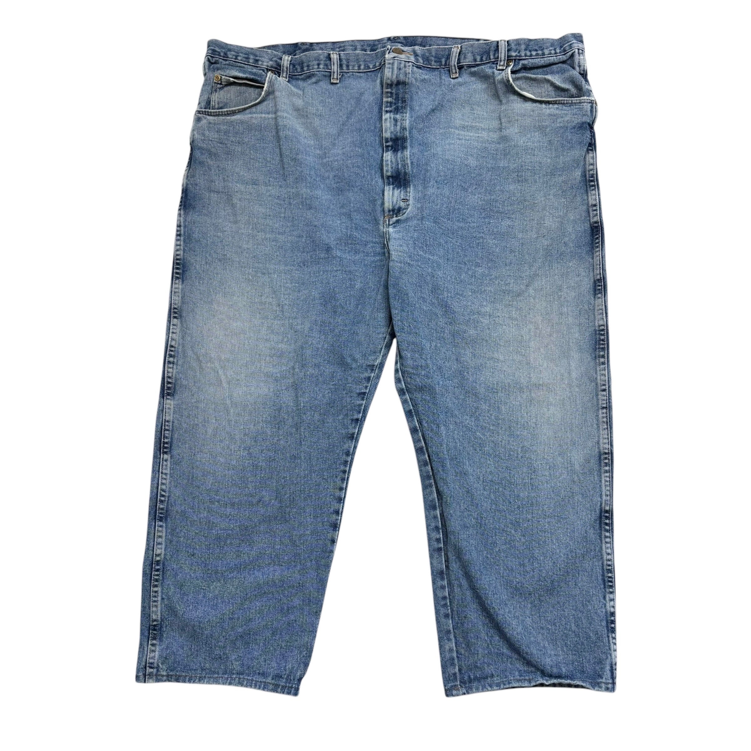Lee Jeans W52 L27 Mens Mid Blue Relaxed Straight Fit Baggy Denim