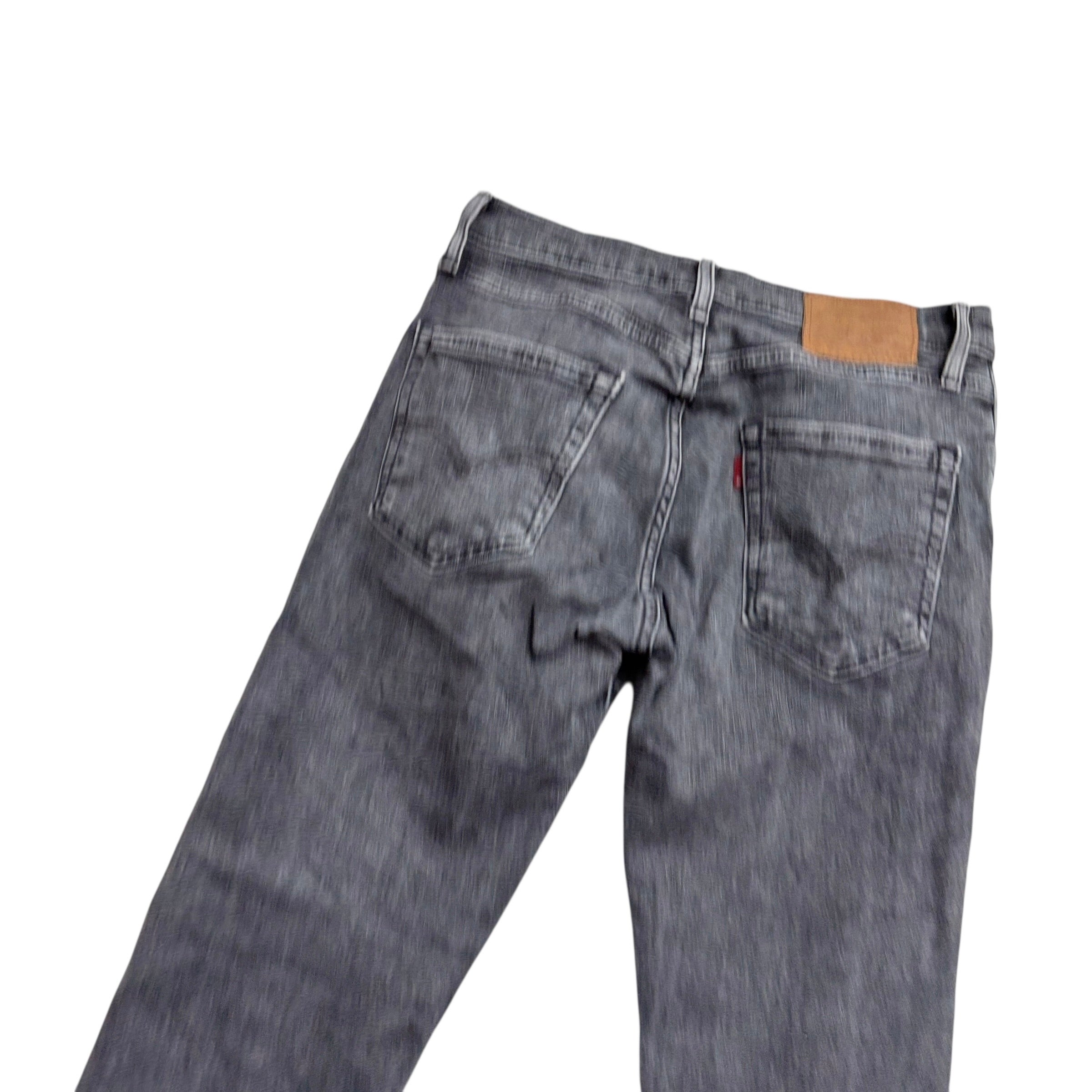 Levis 512 Jeans W29 L30 Mens Grey Slim Tapered Fit Stretch Premium Denim (E)