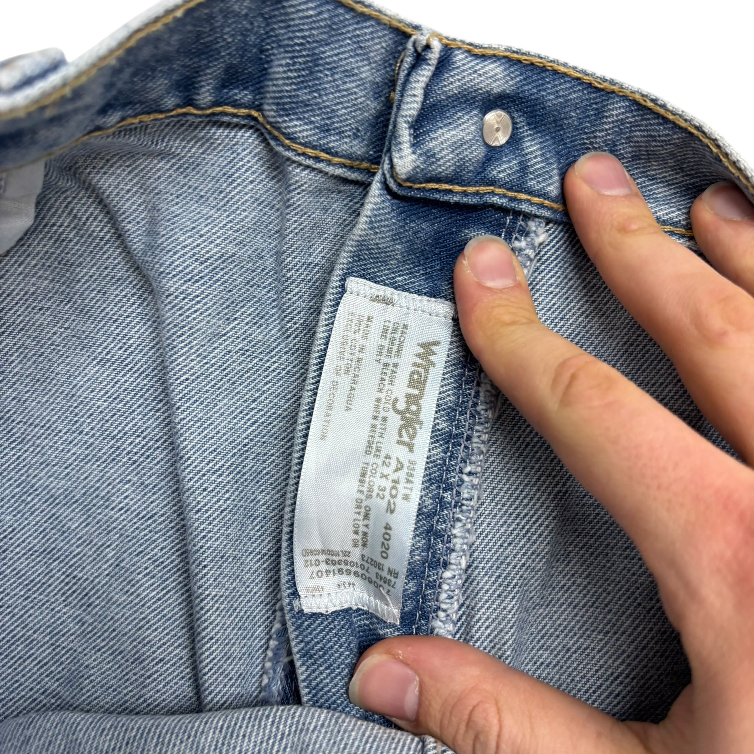 Wrangler Jeans Cowboy Cut W42 L32 Mens Light Blue 936 Slim Fit Denim