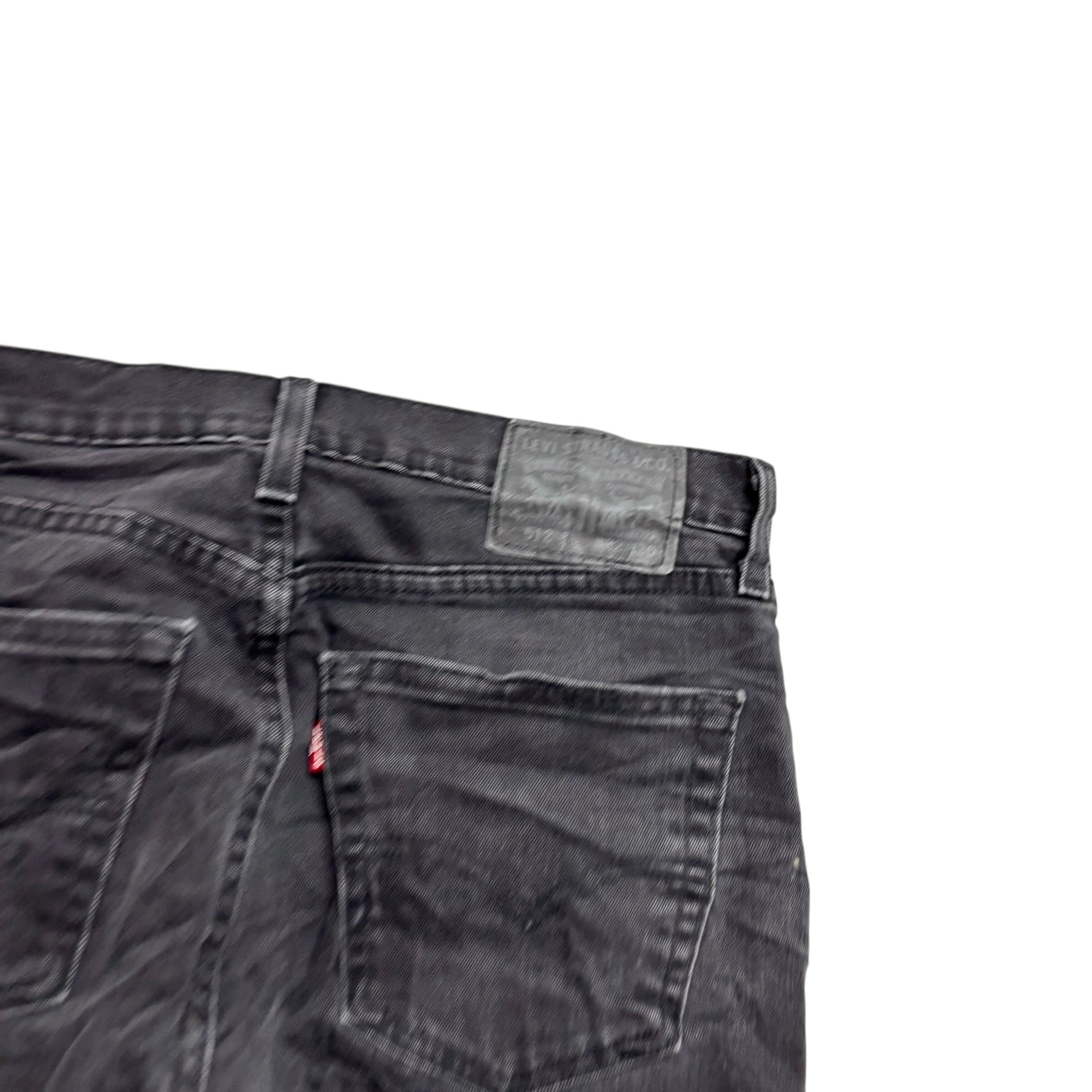 Levis 512 Jeans W32 L29 Mens Black Slim Tapered Fit Stretch Denim (F)