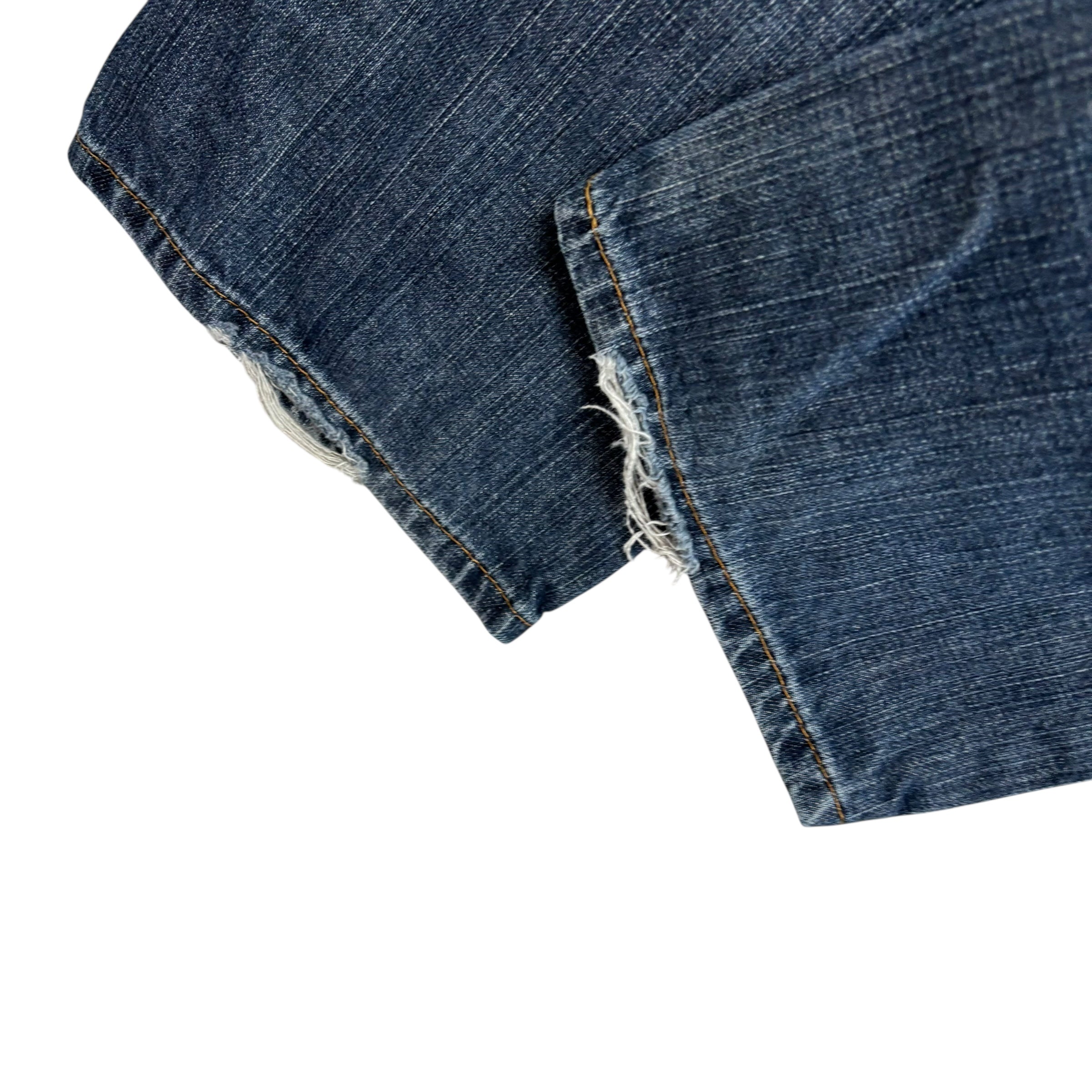 Levis 559 Jeans W30 L31 Mens Mid Blue Baggy Relaxed Straight Fit Denim (F)