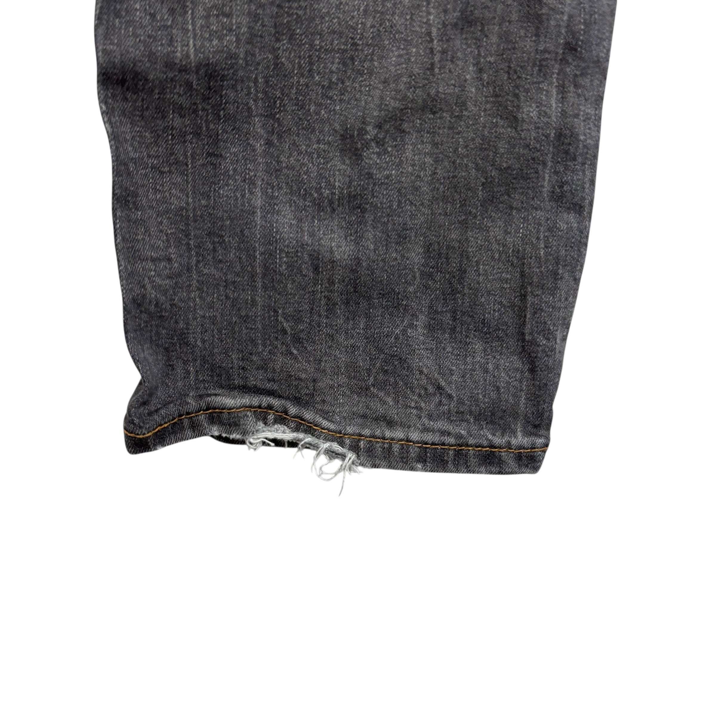 Levis 541 Jeans W34 L32 Mens Grey Athletic Tapered Fit Stretch Denim (F)