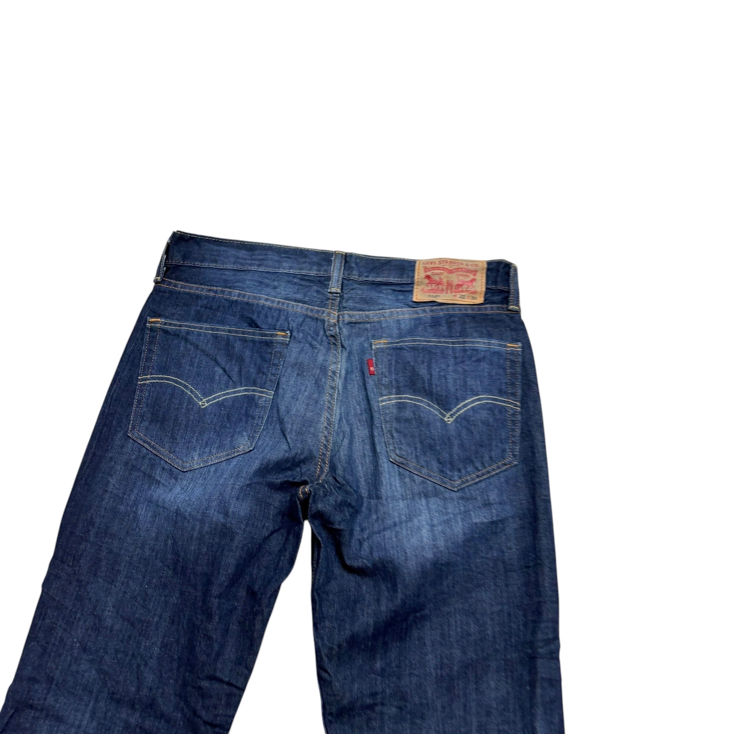 Levis 514 Jeans W31 L30 Mens Dark Blue Regular Straight Fit Denim