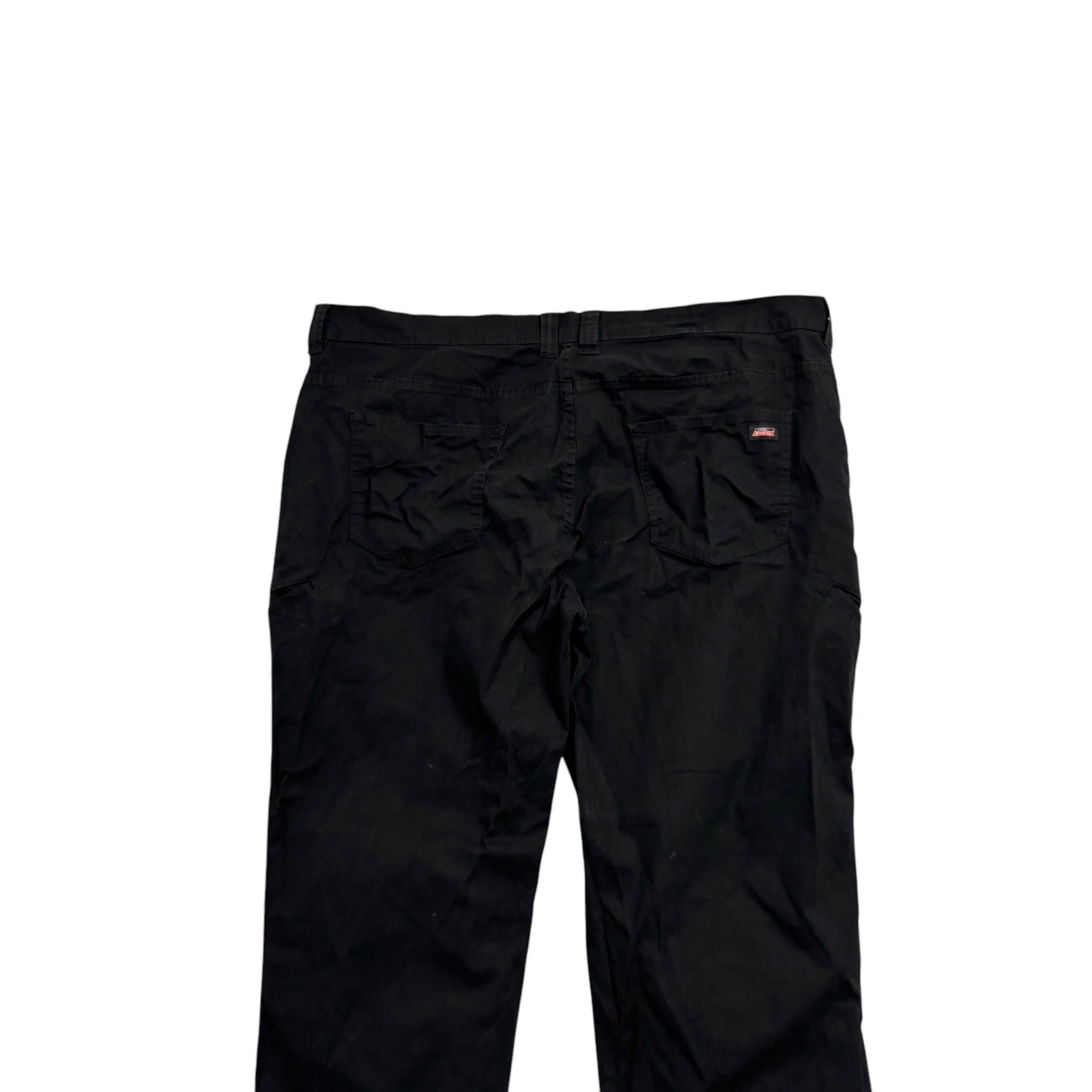 Dickies Carpenter Pants W42 L27 Mens Black Relaxed Straight Trousers (E)