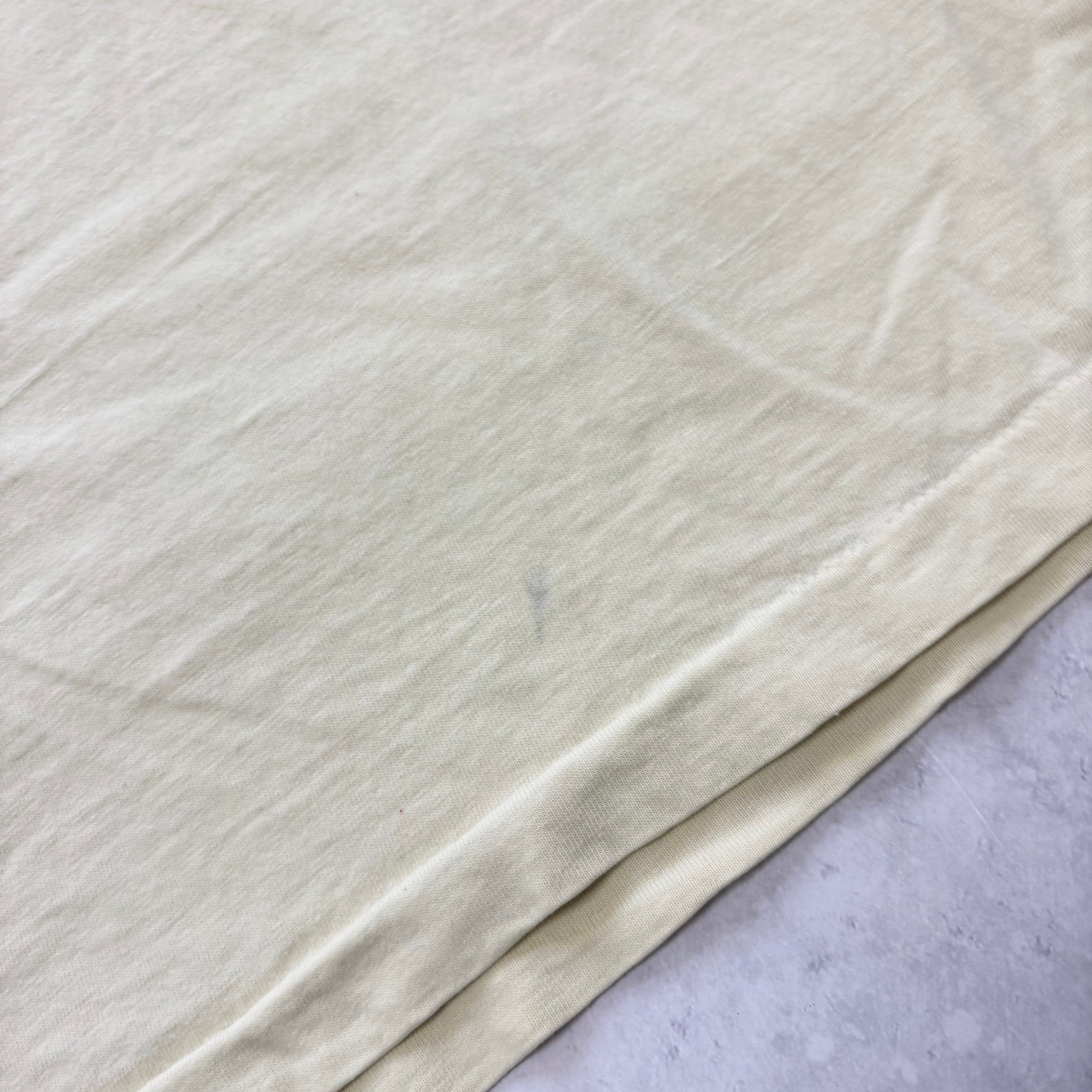 Vintage T Shirt Mens XL Yellow Single Stitch Graphic Print 90s USA