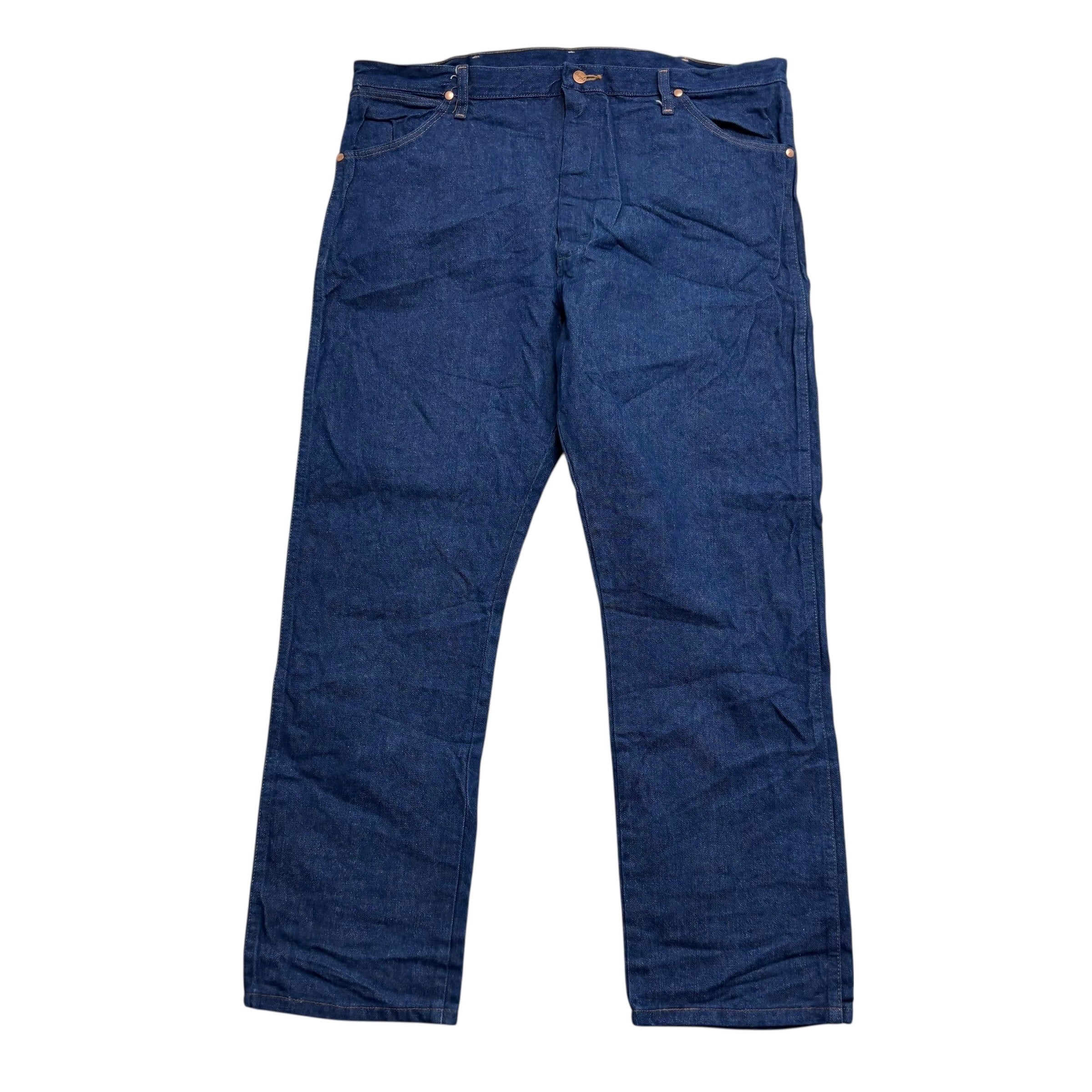 Wrangler Jeans Cowboy Cut W40 L30 Mens Dark Blue 13MWZ Original Fit Denim (E)