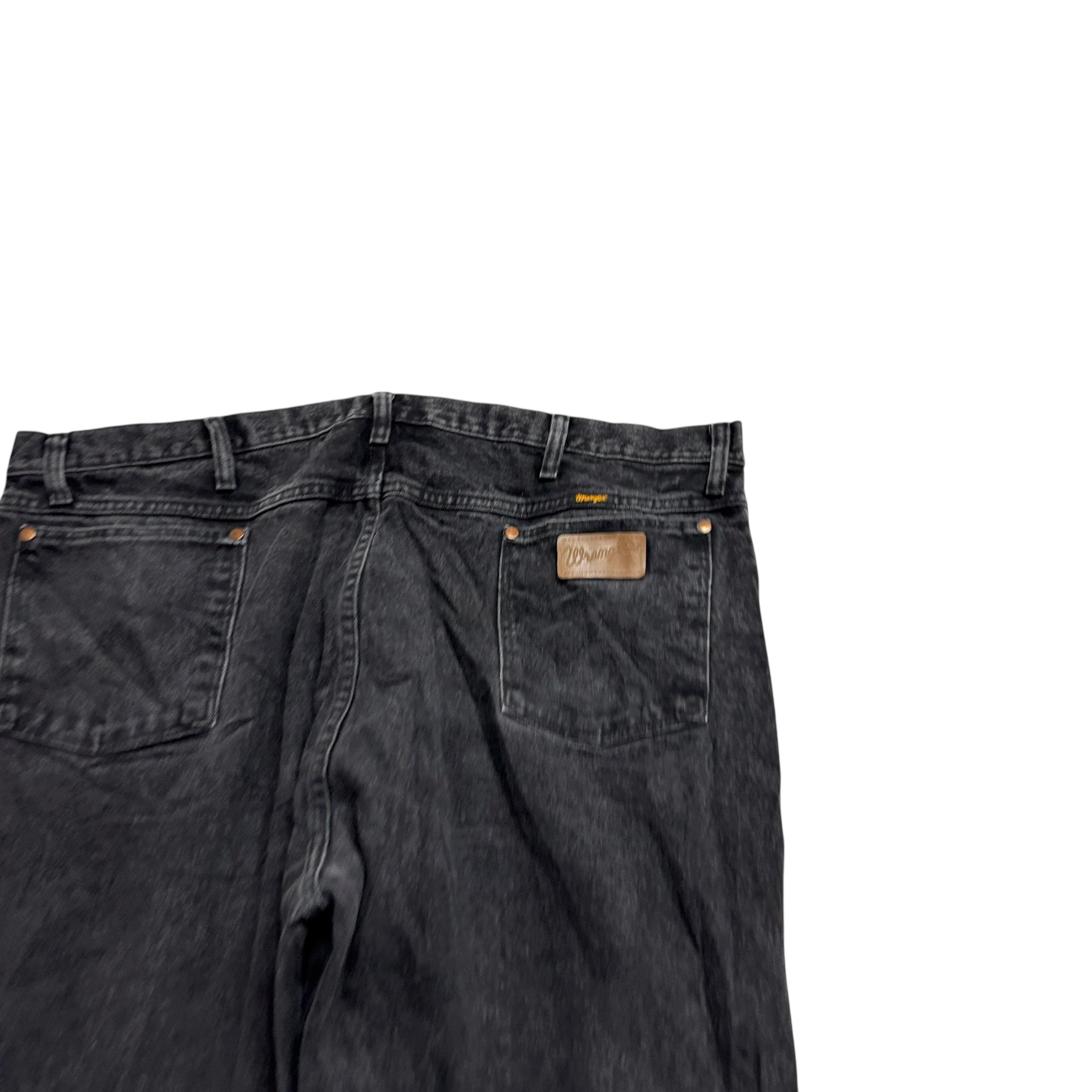 Wrangler Jeans Cowboy Cut W44 L32 Mens Black 13MWZ Original Fit Denim
