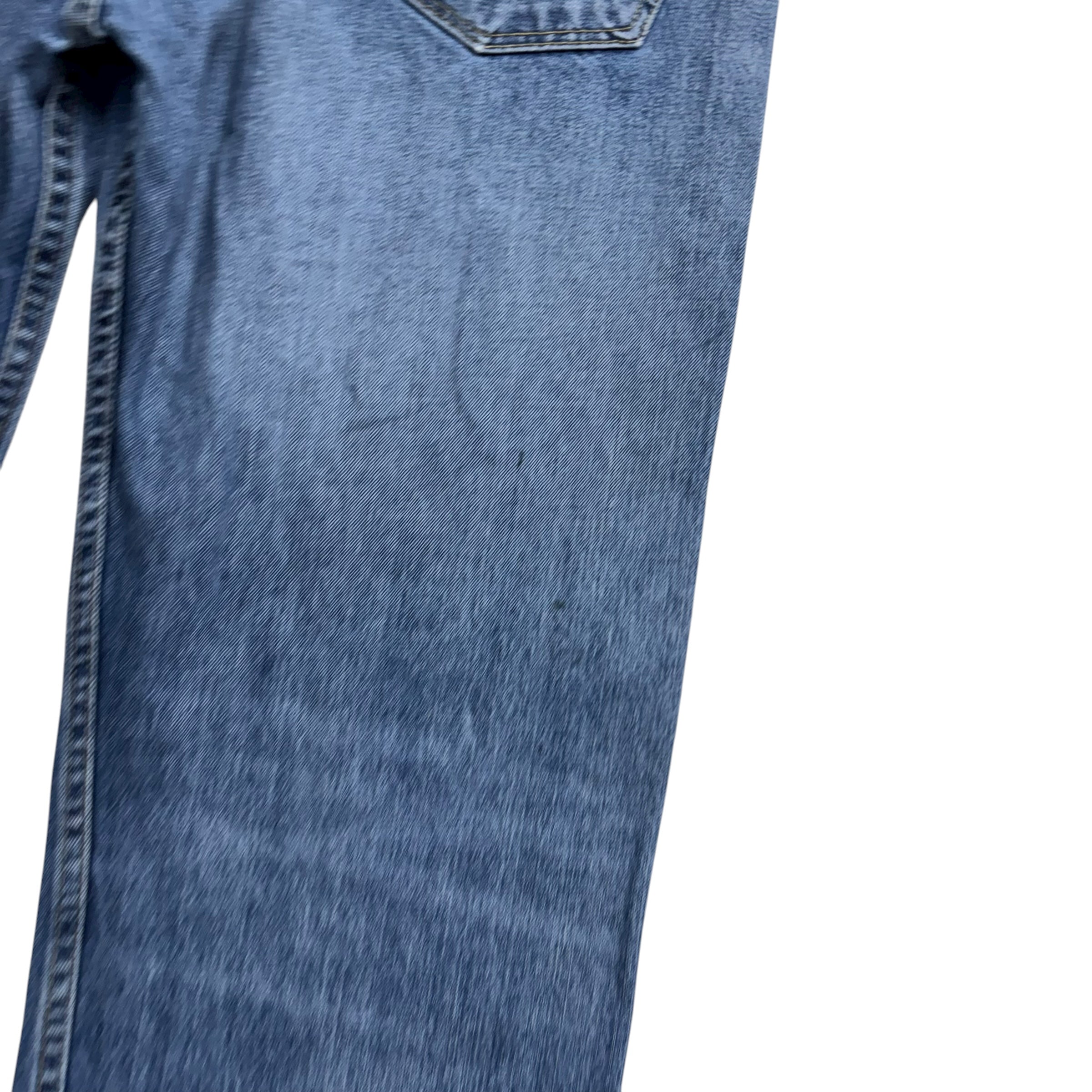 Levis 569 Jeans W38 L29 Mens Mid Blue Baggy Relaxed Straight Fit Denim