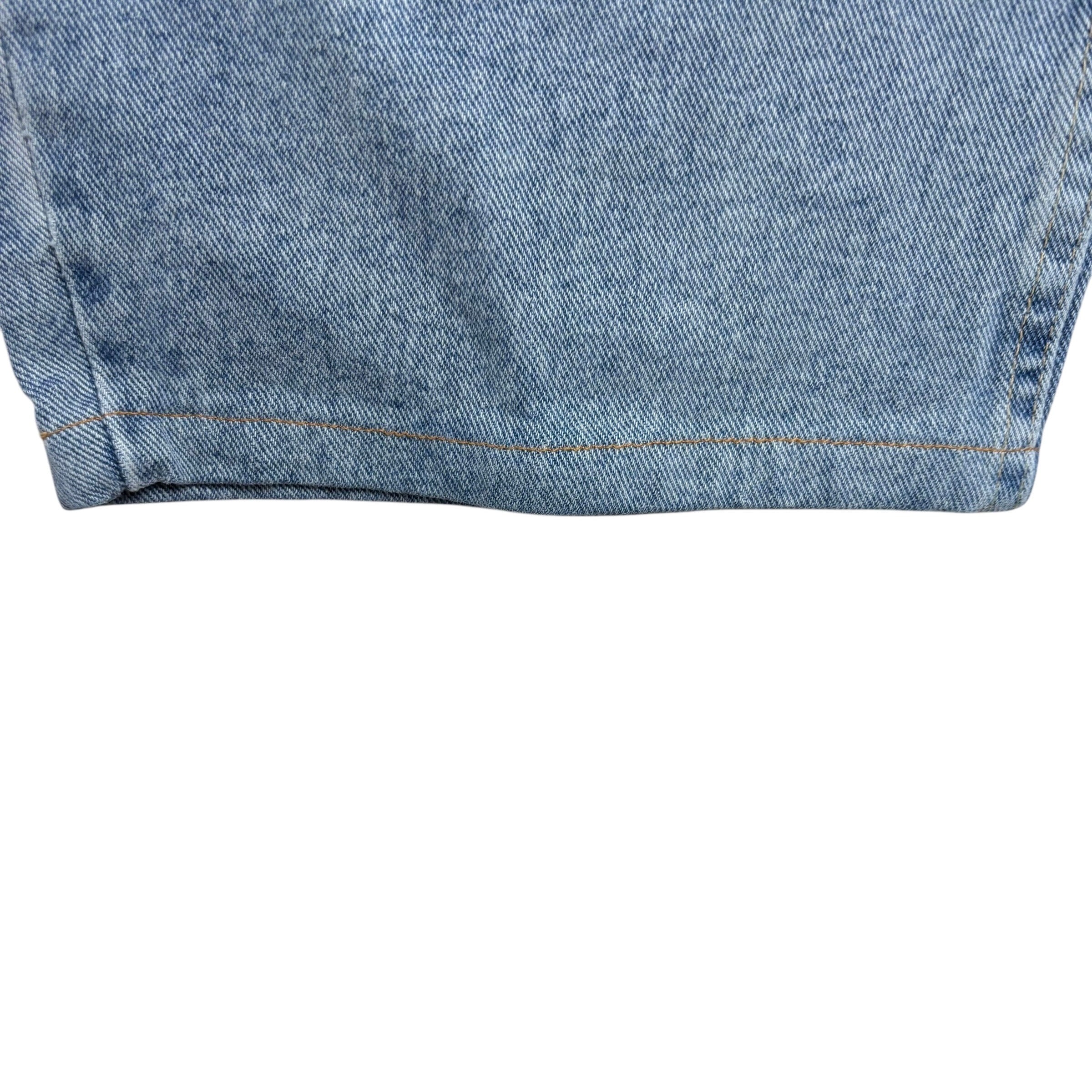 Wrangler Jeans W44 L26 Mens Light Blue Relaxed Straight Fit Vintage Denim