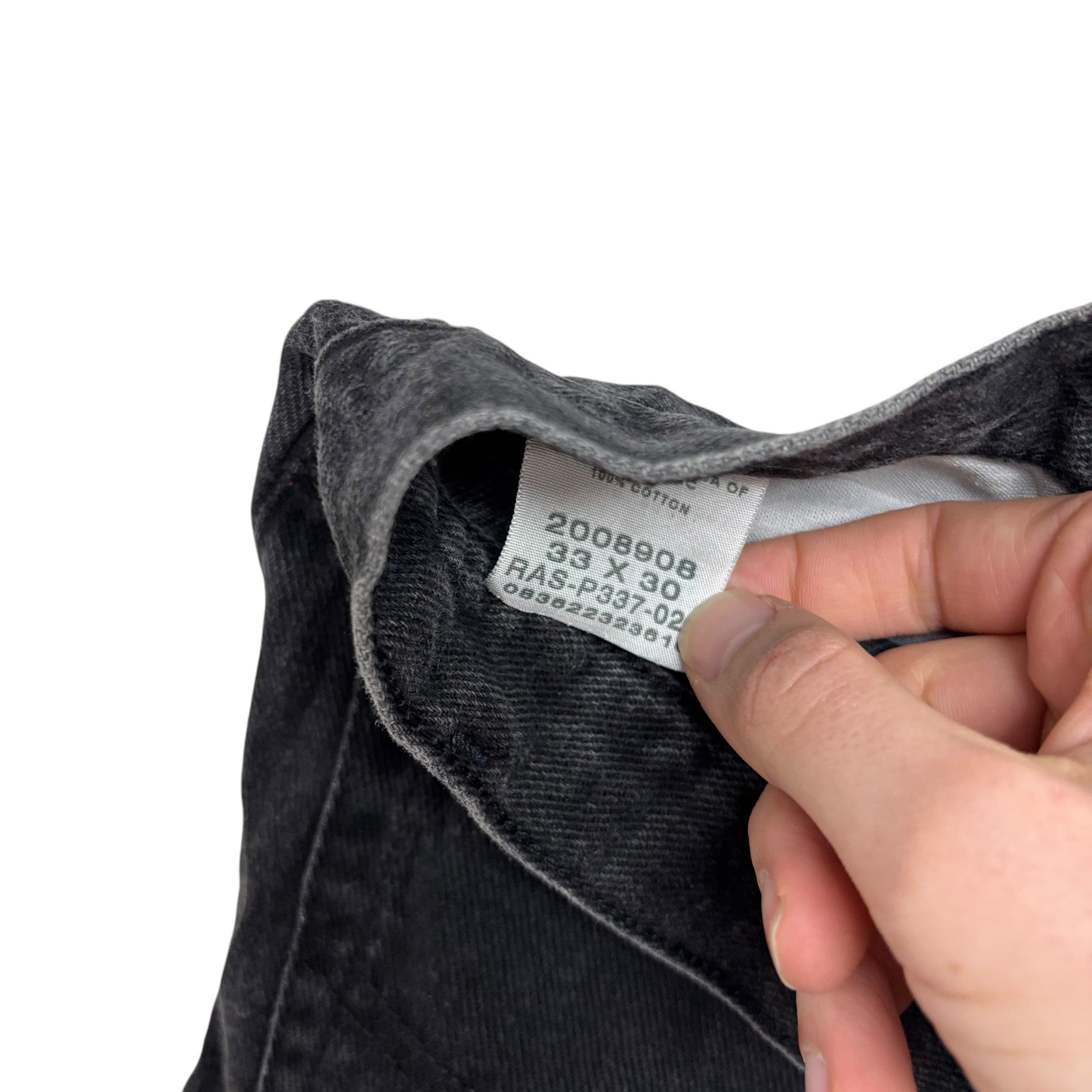 Lee Jeans W31 L30 Mens Black Regular Straight Fit Vintage 90s Denim (E)