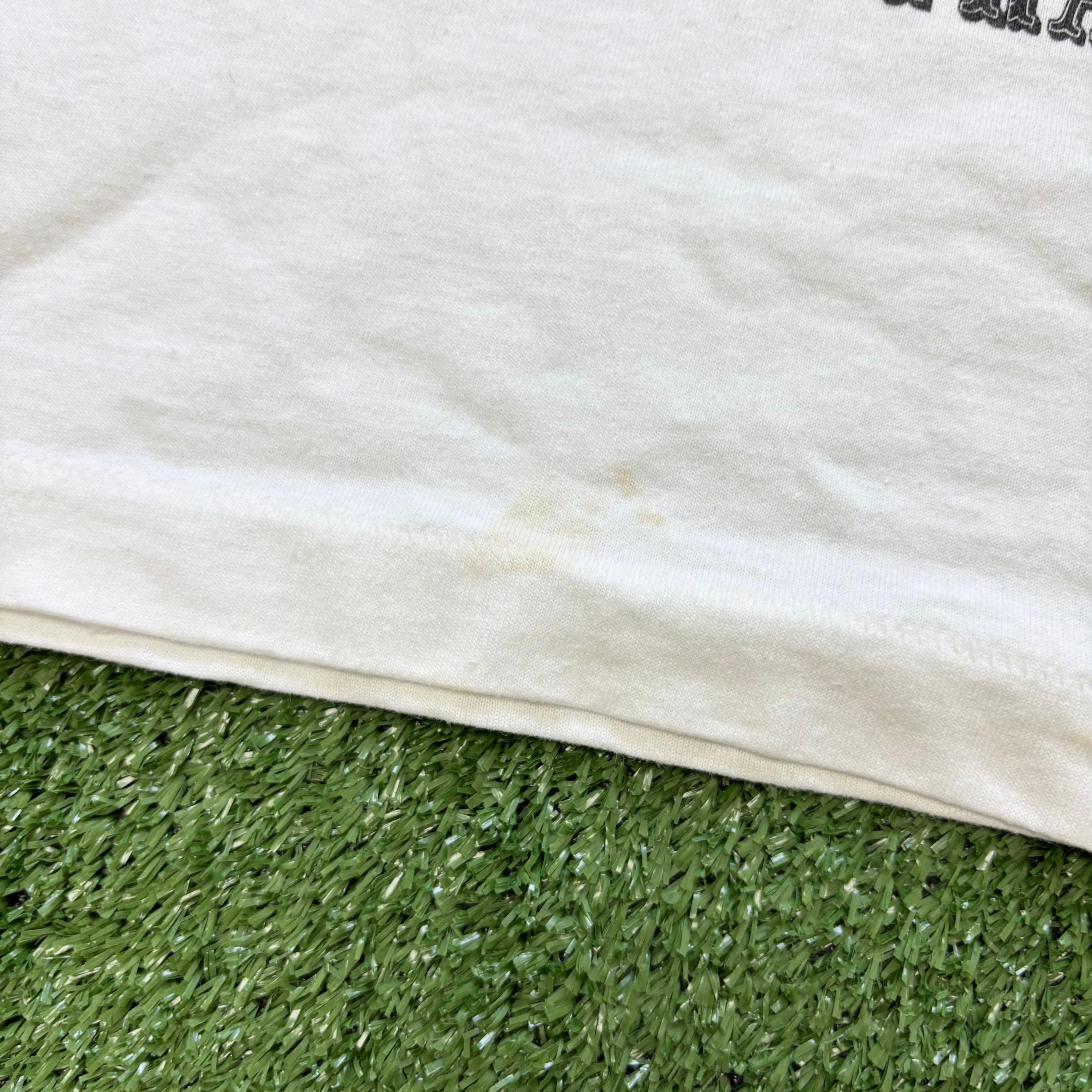 Vintage T Shirt Mens Large White Single Stitch Gone With The Wind Film 80s