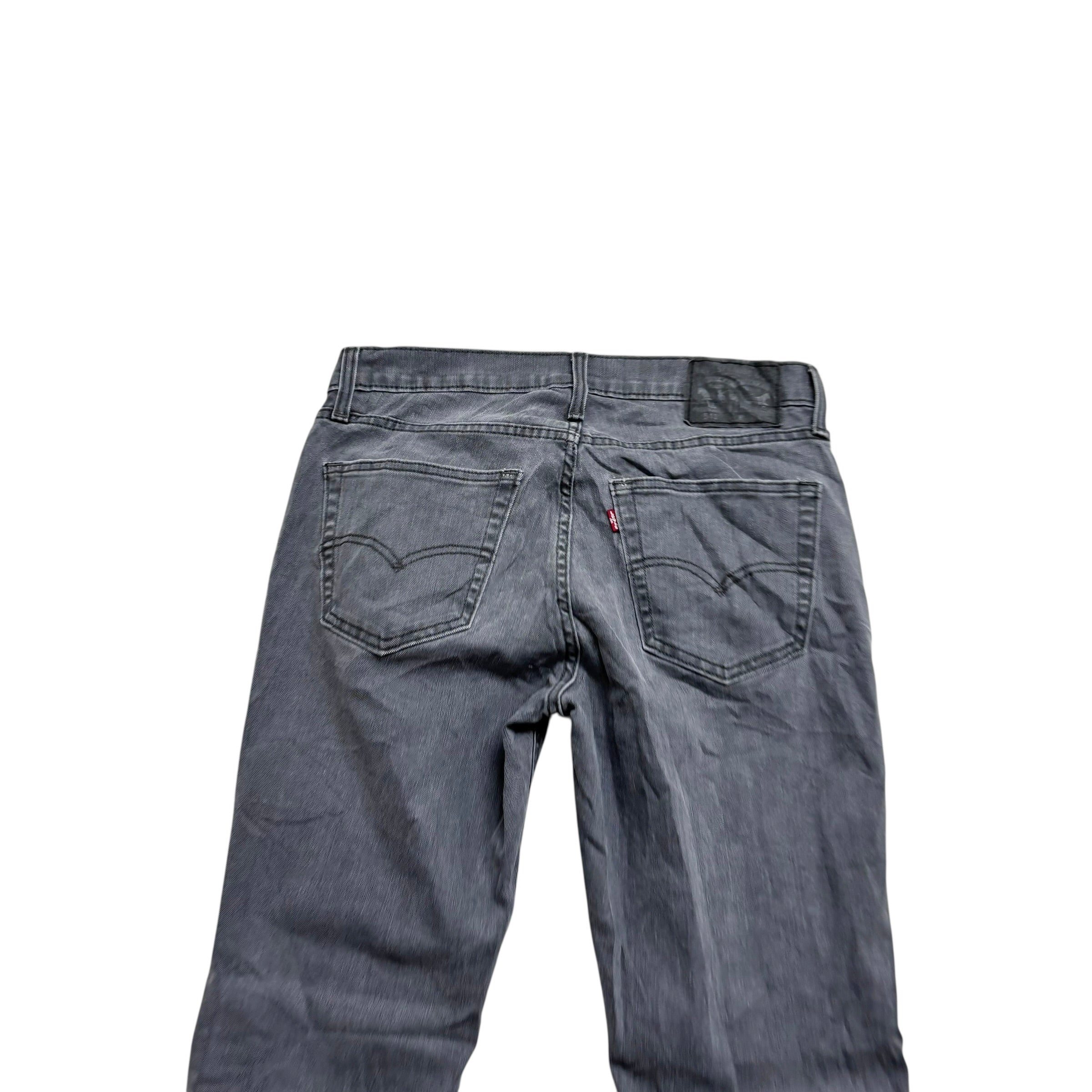 Levis 541 Jeans W32 L30 Mens Grey Athletic Tapered Fit Stretch Denim