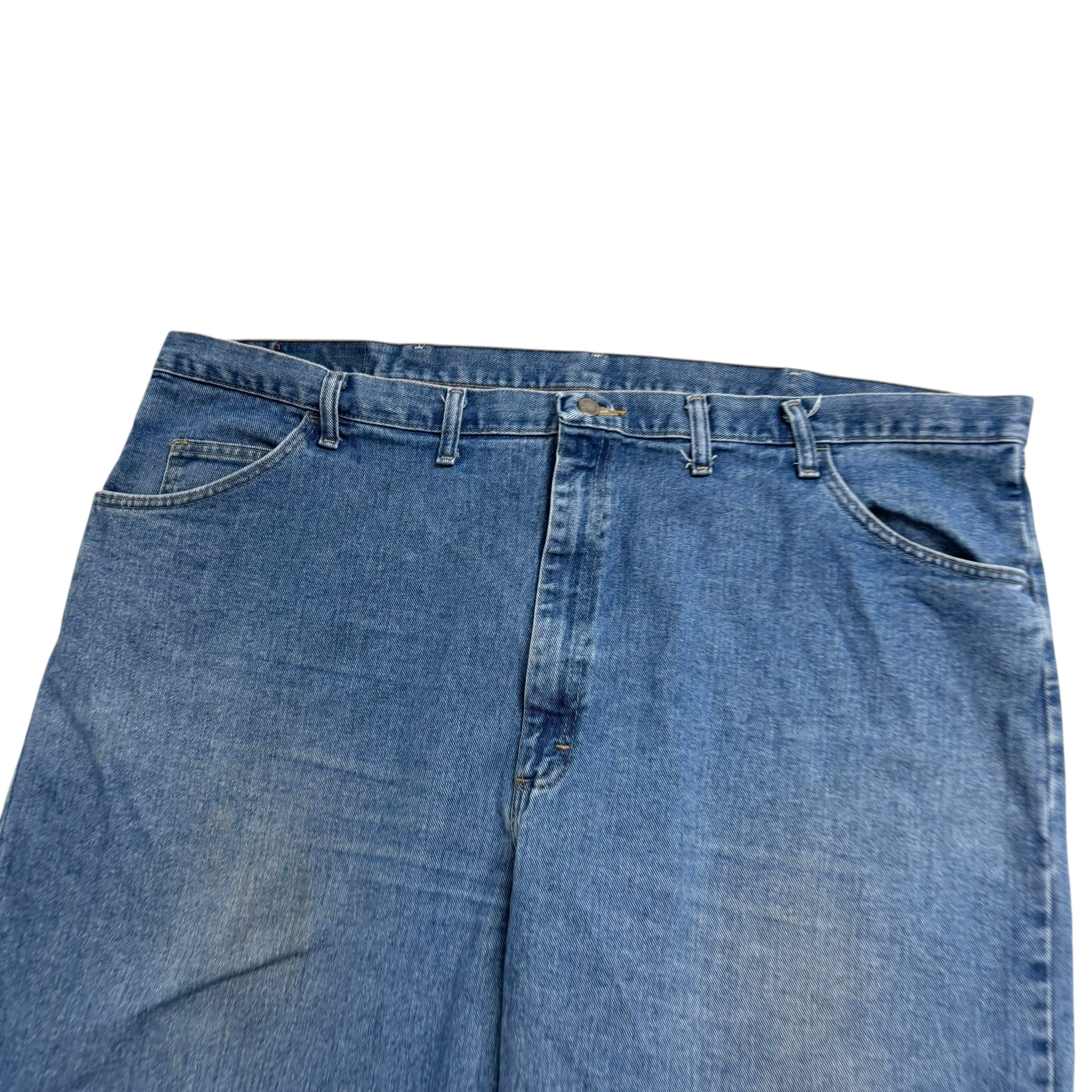 Wrangler Baggy Jorts W48 Mens Denim Shorts Mid Blue Relaxed Fit (F)