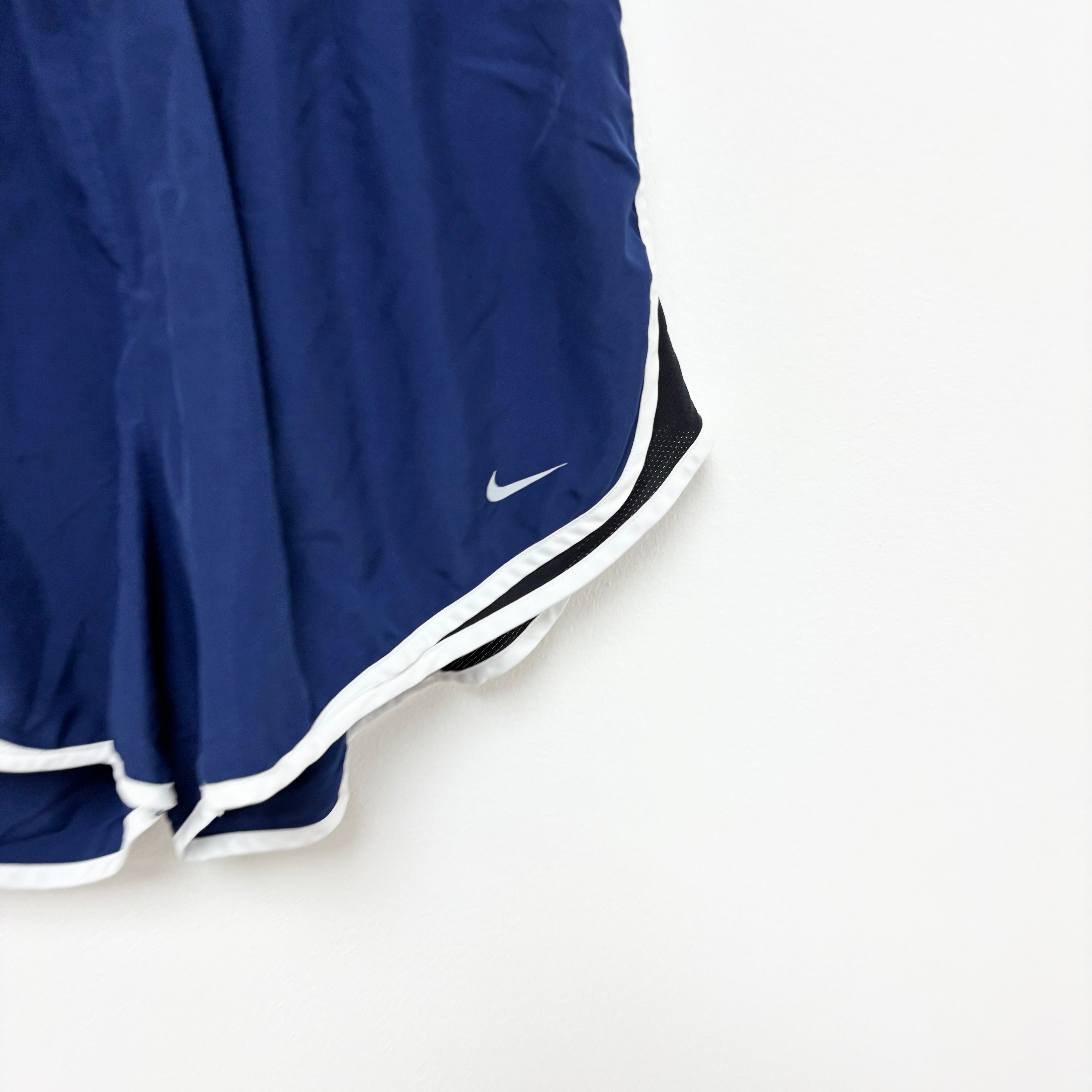 Nike Shorts Womens XXL Blue Dri Fit Running Sports Gym Athletic (E)